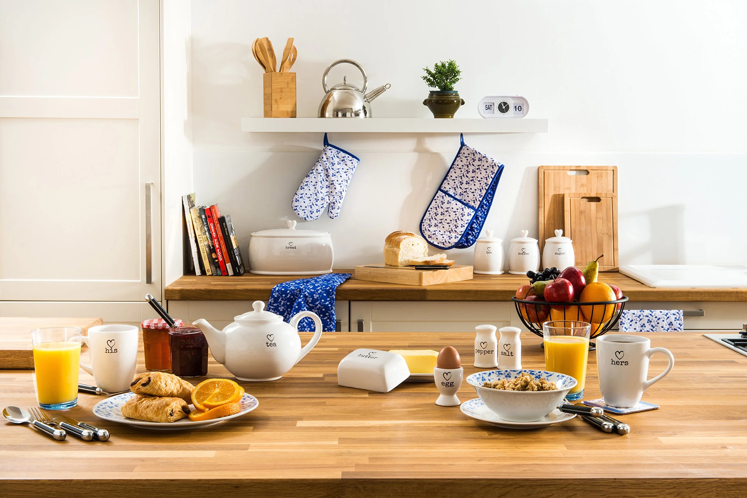 Premier Housewares Charm pojemnik na herbatę - biały