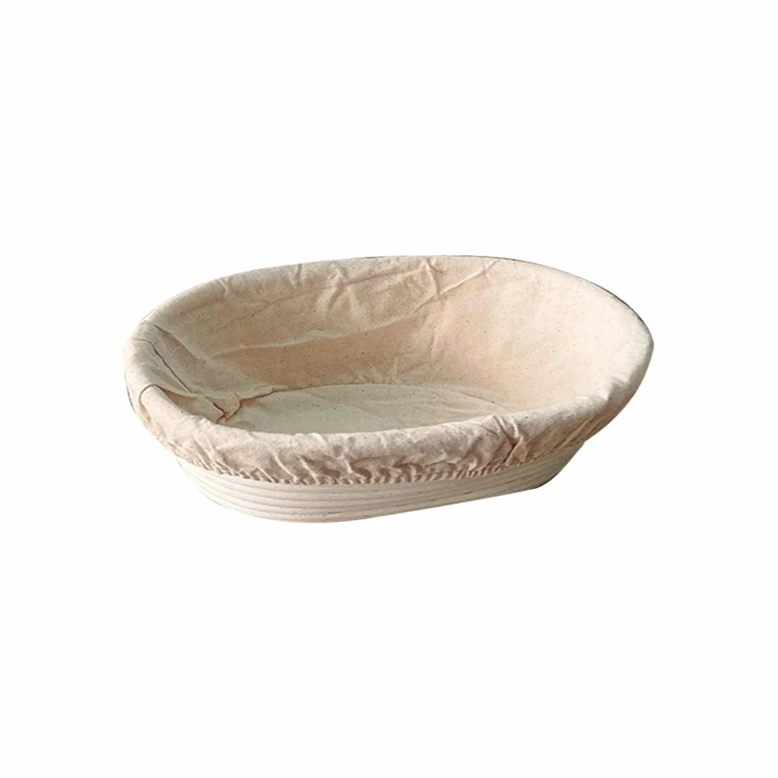 Kosz do proofingu chleba, Rattanowe kosze do wyrastania chleba, kolor drewna, wiele rozmiarów(28X14X8CM)