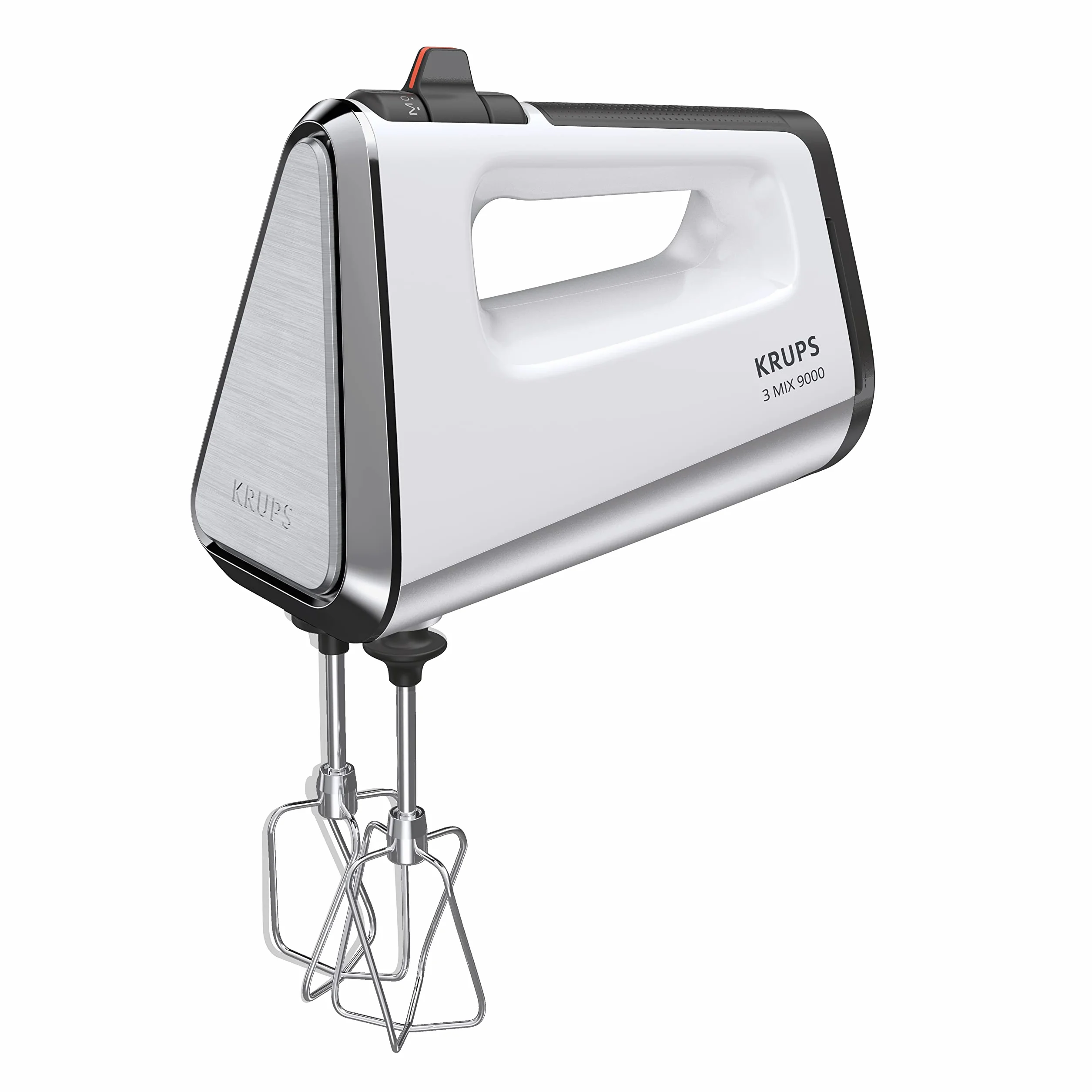 Krups GN9101 3 Mix 9000 mikser ręczny | 750 W | wydajny | regulator prędkości | tryb turbo | funkcja pulsu | ergonomiczny uchwyt | długi kabel | w zestawie trzepaczka i hak do ugniatania |