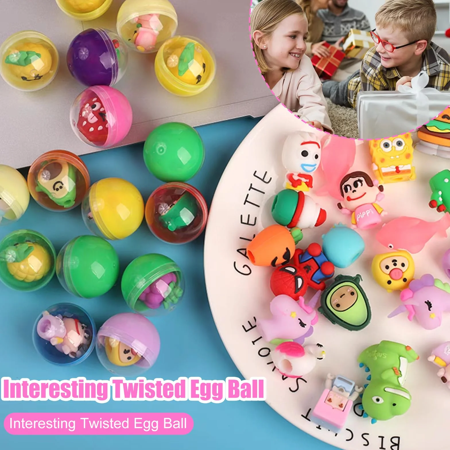 CHmiss 100 sztuk przezroczystych kulek z możliwością otwierania, loteryjnych kulek bingo, przezroczyste plastikowe kulki, wypełniane małe okrągłe kapsułki, przezroczyste loterii, na imprezy, wesela