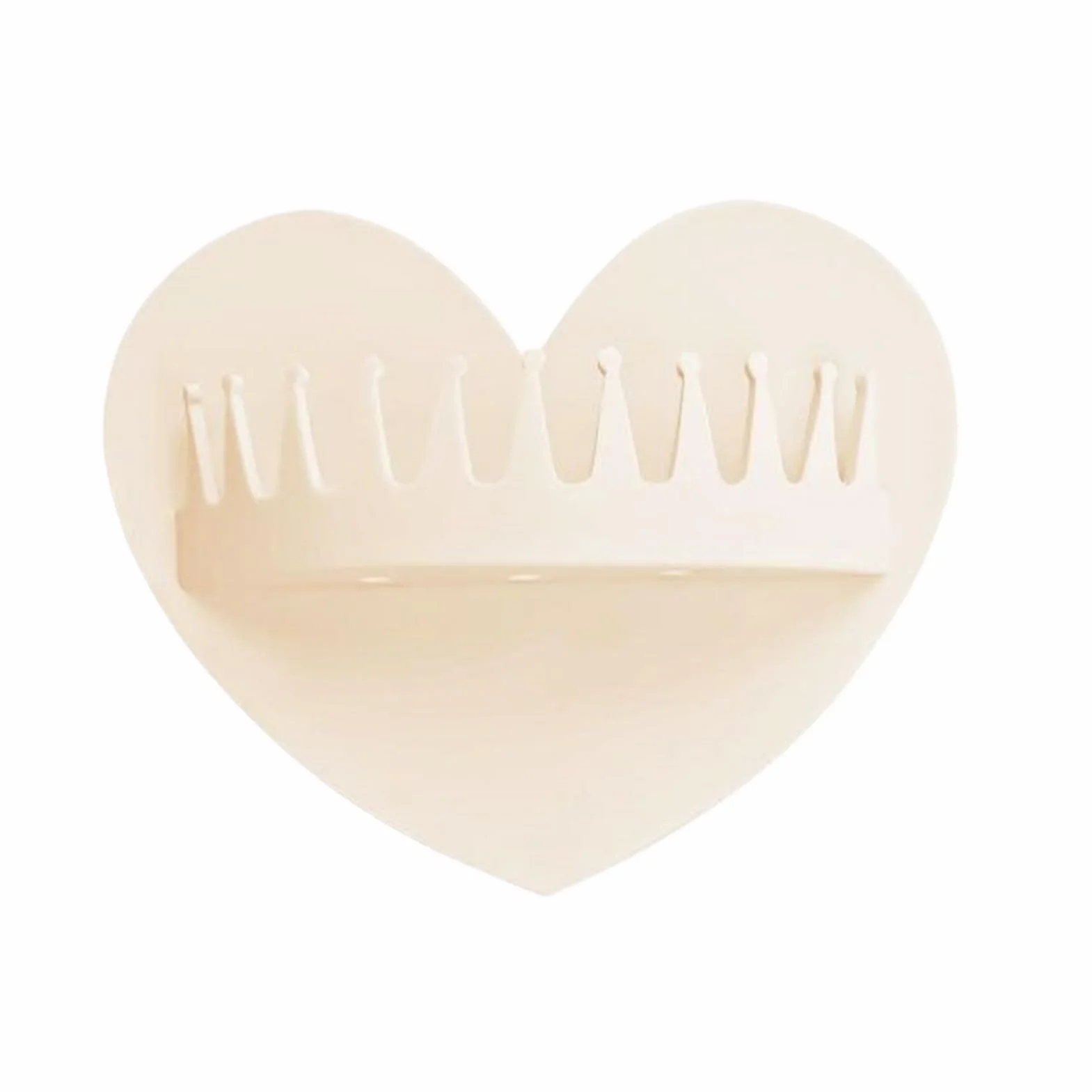 Suction Cup Hair Catcher - Wall Shower Trap | 3.9x4.72in Reusable Silicone Hair Grabber with Heart Design for Bathroom, Shower, Sink, Girls Wife Girlfriend Indoor Home