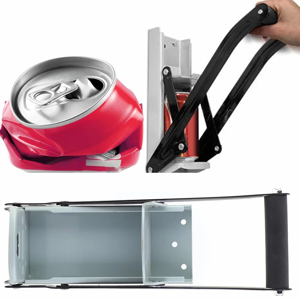 12-oz Zgniatacze do puszek Flattenery do butelek wody mineralnej Przyjazne dla środowiska Kruszarka metalowych puszek Łatwa prasa do recyklingu Butelki otwieracz do butelek sodowych