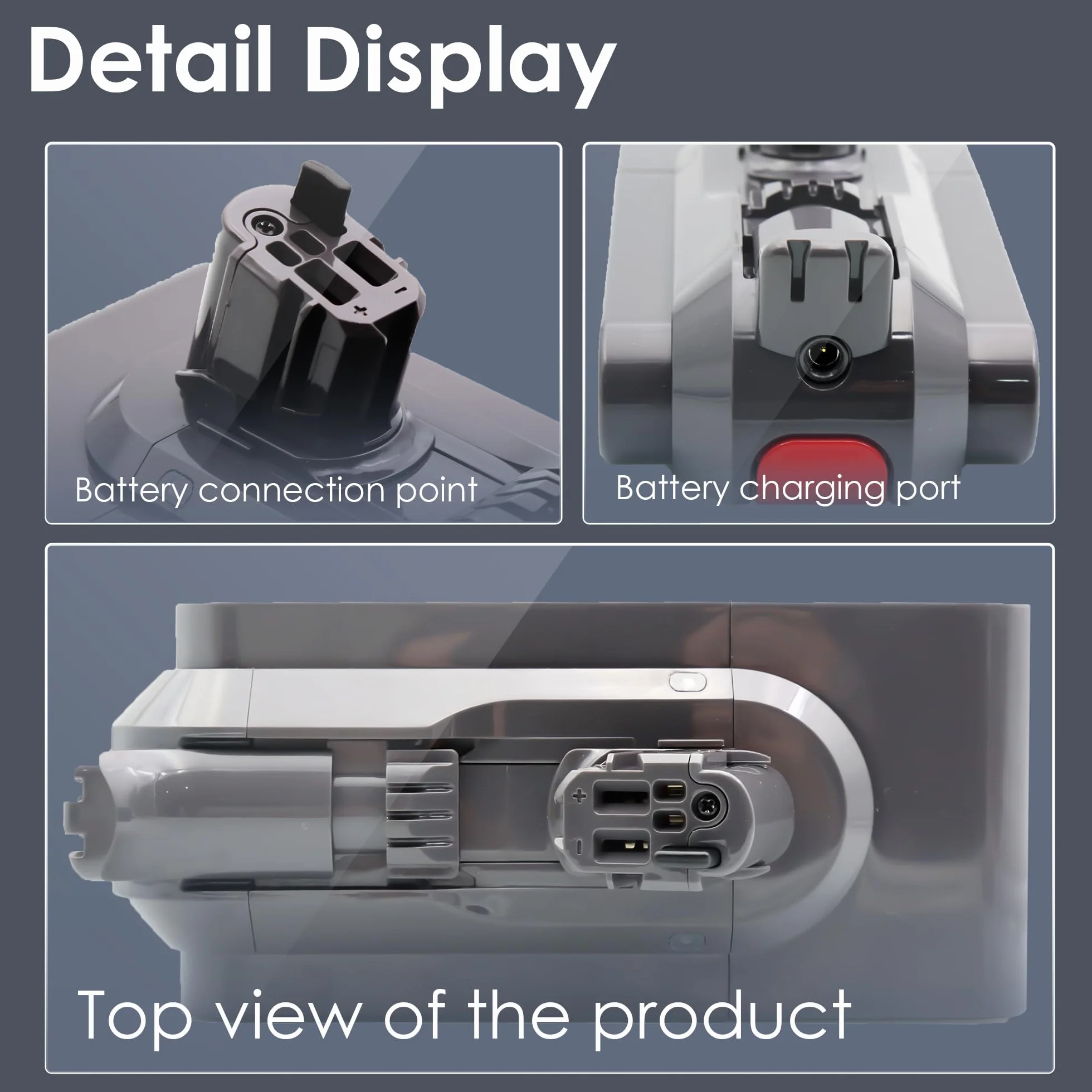 BLESYS Zamiennik baterii do Dyson V11 SV15 Typ Click-in (montaż na przycisk)