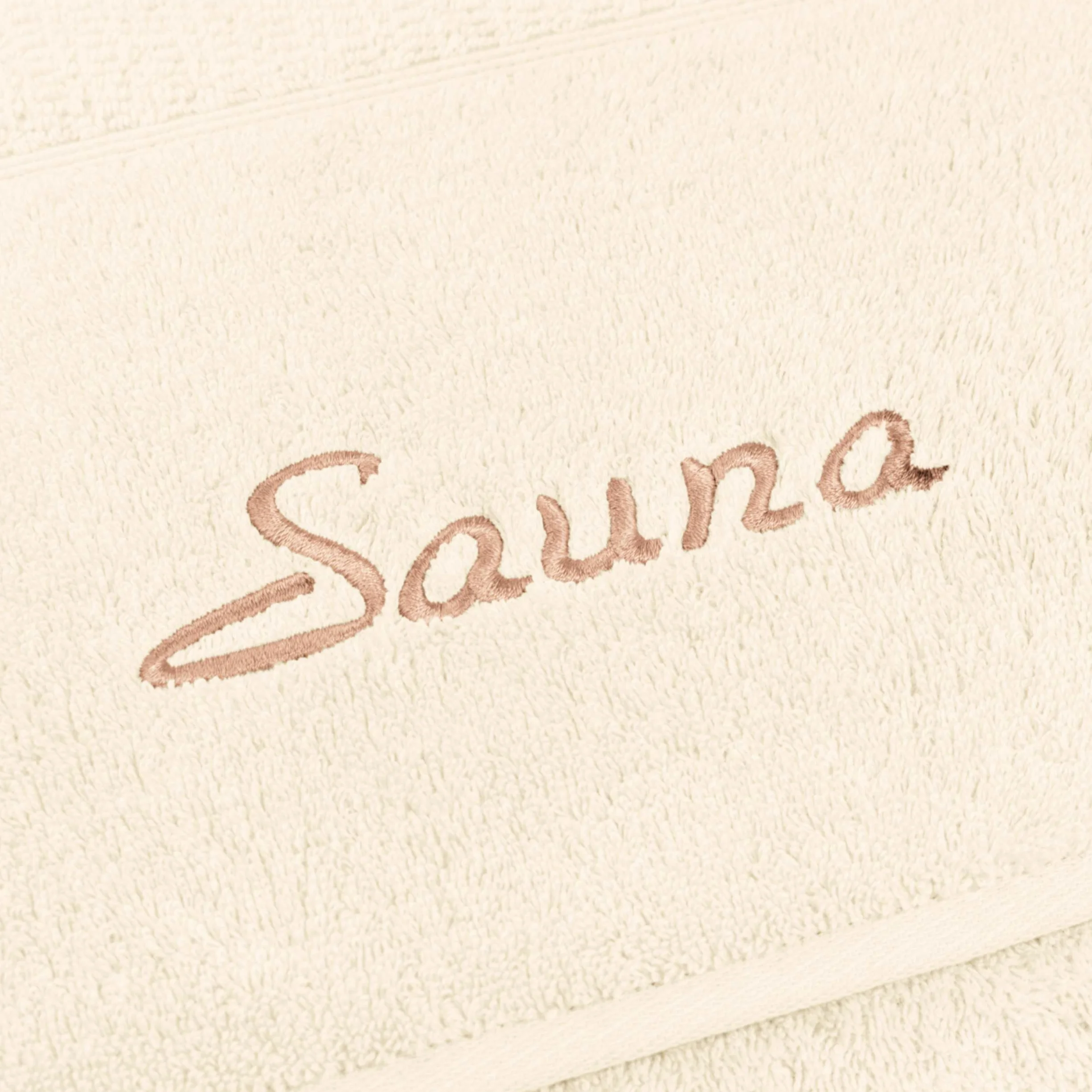 frottana Pearl ręcznik do sauny, 80 x 200 cm, ze 100% bawełny, kość słoniowa