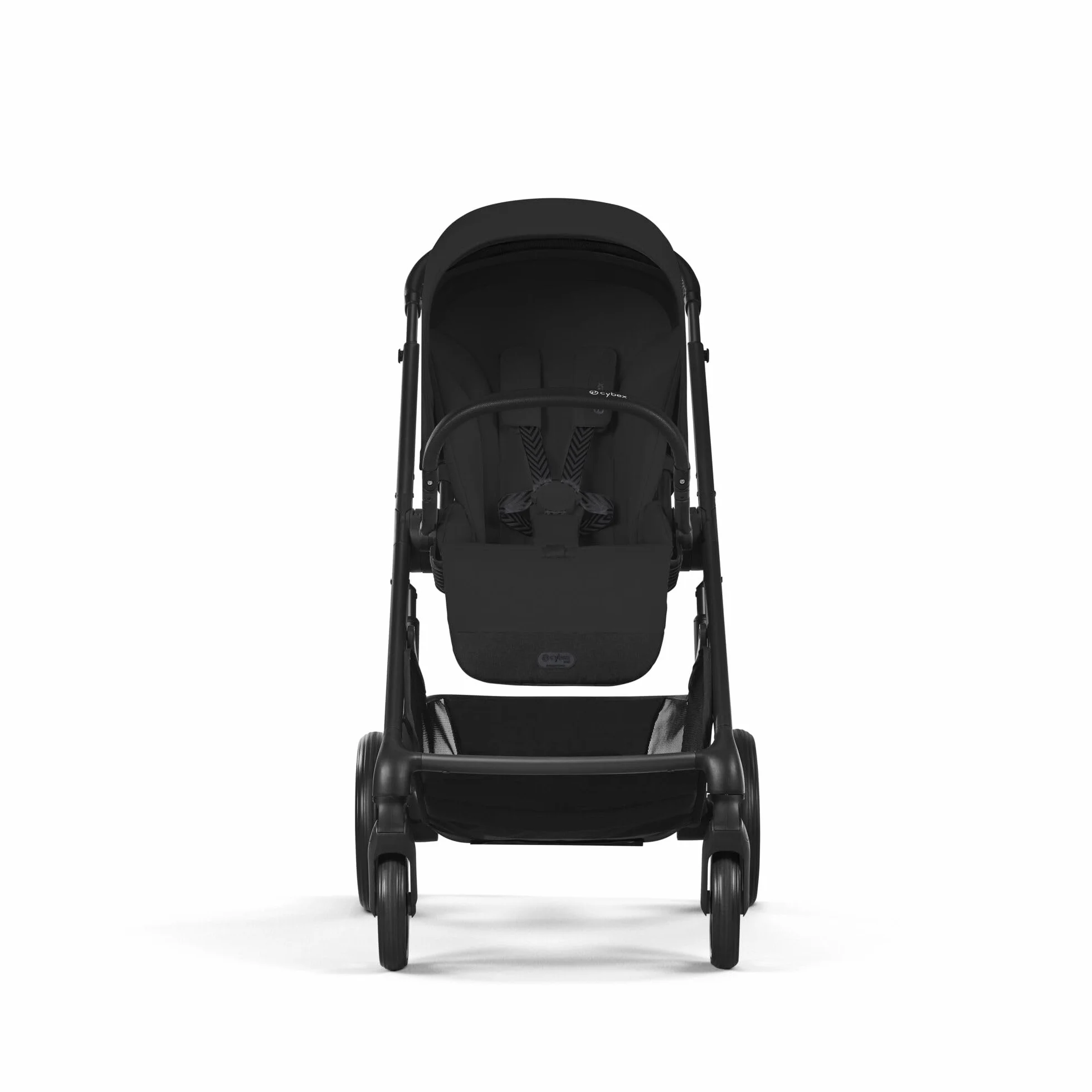 CYBEX Gold Wózek Dziecięcy Balios S Lux, Ergonomiczna Pozycja Leżenia, System Pasów Obsługiwany Jedną Ręką, Od Urodzenia Do 22 Kg (Ok. 4 Lata), Moon Black
