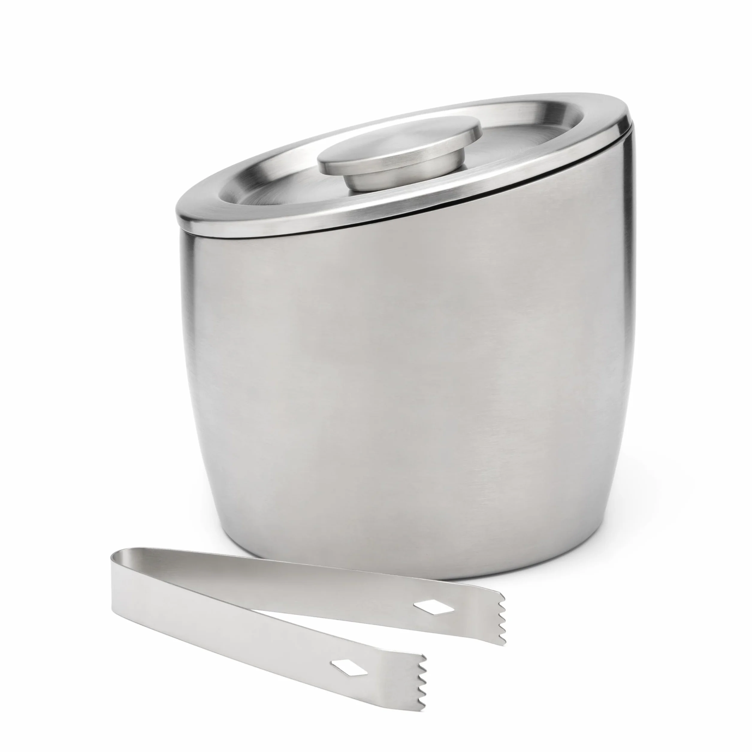 Leopold Vienna LV243001 pojemnik na kostki lodu, stal nierdzewna, 2,5 l, srebrny