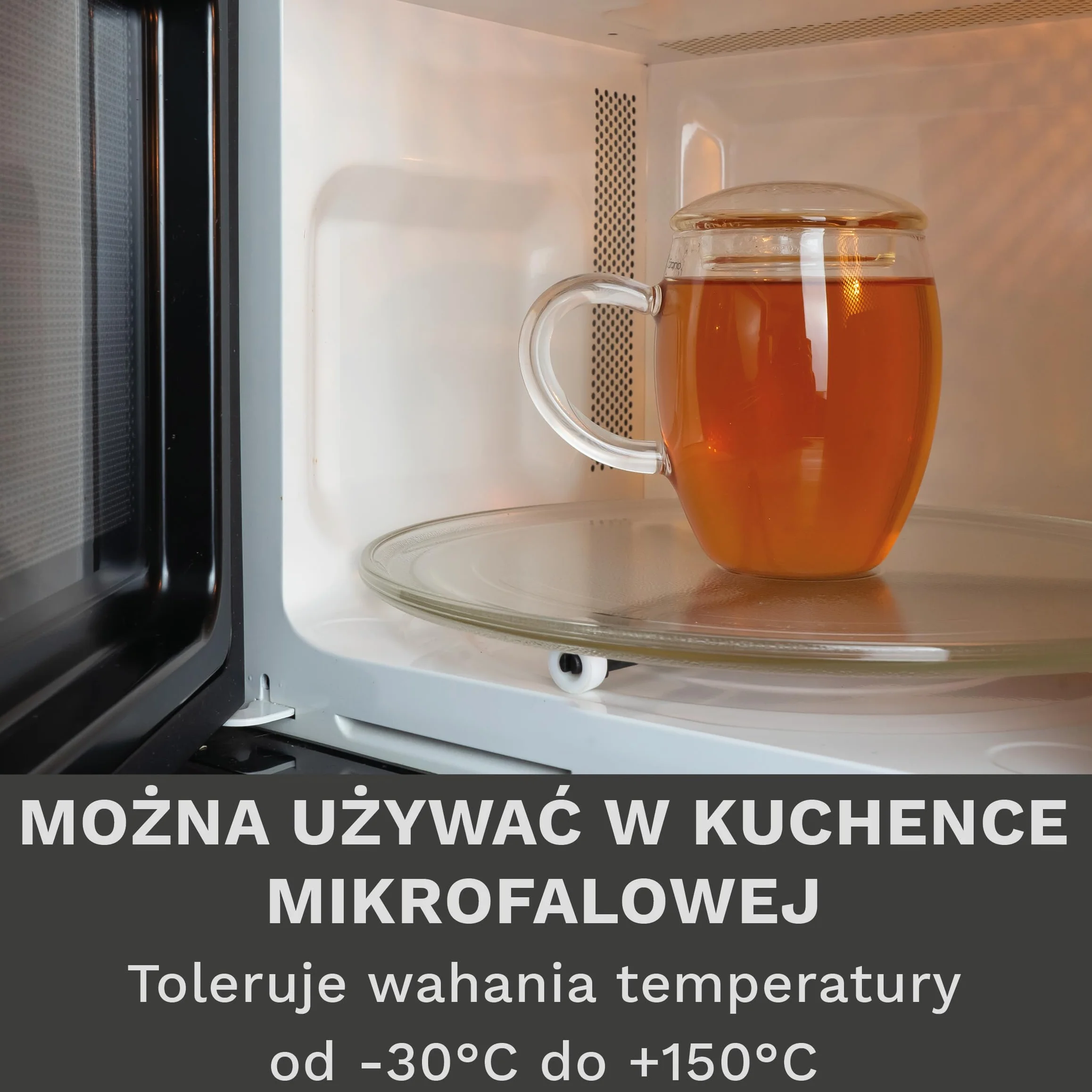 Creano Szklanka do herbaty all in one 400 ml, duża filiżanka do herbaty z sitkiem ze stali nierdzewnej i pokrywką ze szkła, zaparzacz do herbaty w atrakcyjnym opakowaniu prezentowym (1 x 400 ml)