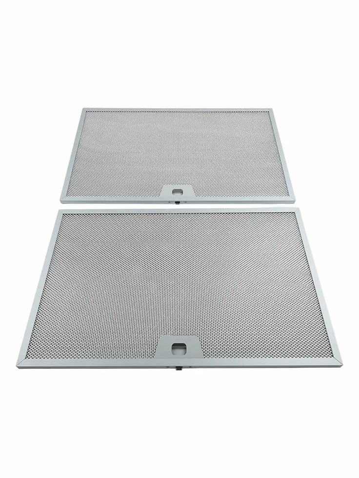 FUBESK 2 szt. metalowy filtr siatkowy aluminiowy 506 x 300 x 9 mm filtry do okapu kuchennego akcesoria kuchenne skuteczna filtracja