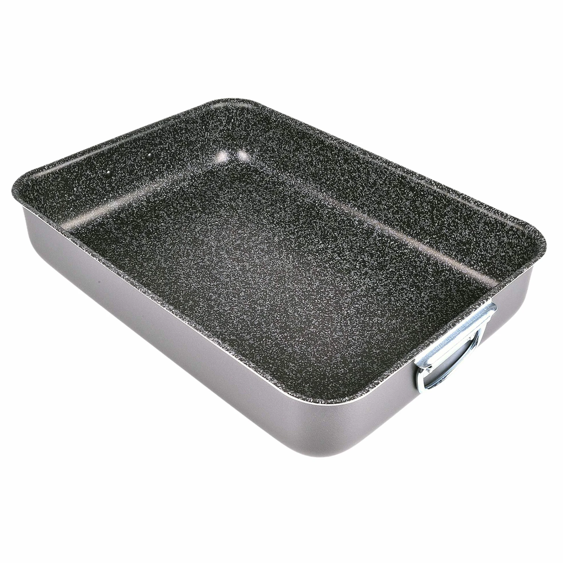 Alluflon Tradition Italy aluminiowe naczynie do lasagne, czarne, 42 x 29,5 x 7,5 cm