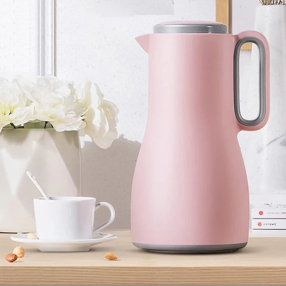 Szklane termosy próżniowe z podwójną ścianką Kubek z termosem o pojemności 1500 ml Izolowana termicznie butelka na gorącą wodę o dużej pojemności (kolor: zielony) Auspicious clouds