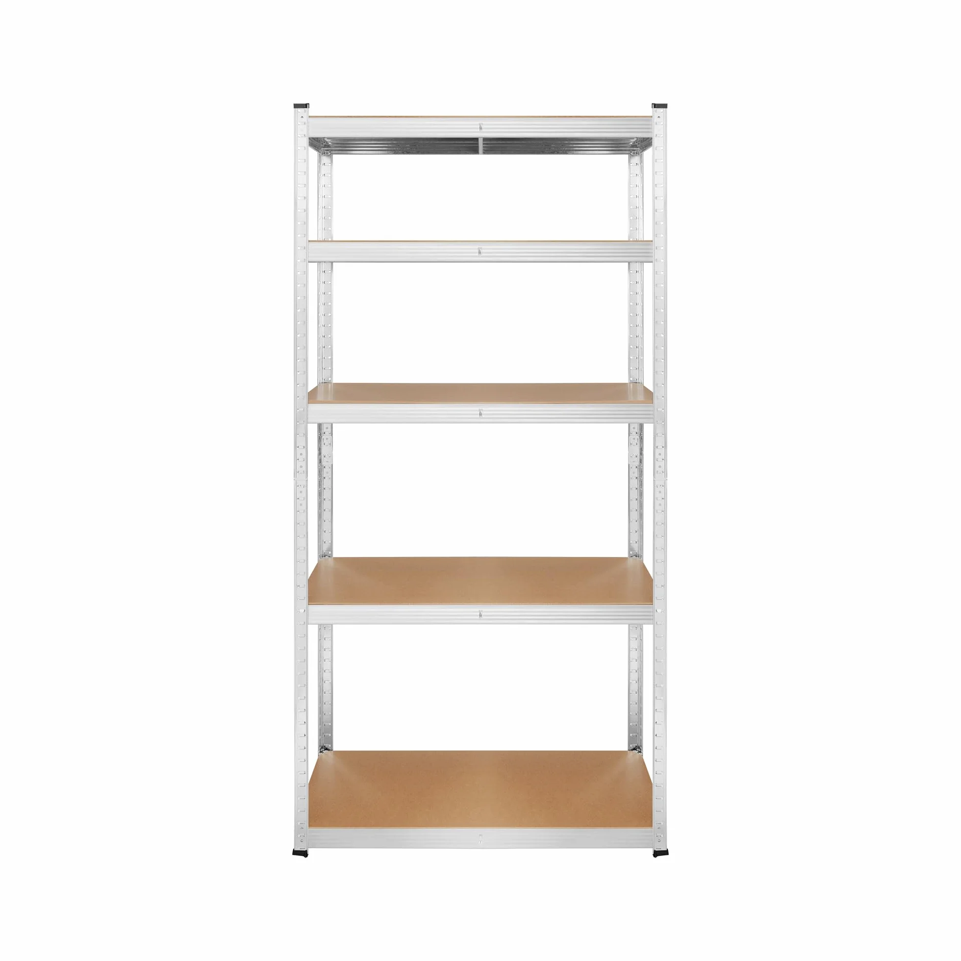 Rebel Regał Metalowy Magazynowy Garażowy 5 Półek 180x90x40 Srebrny RB-1256