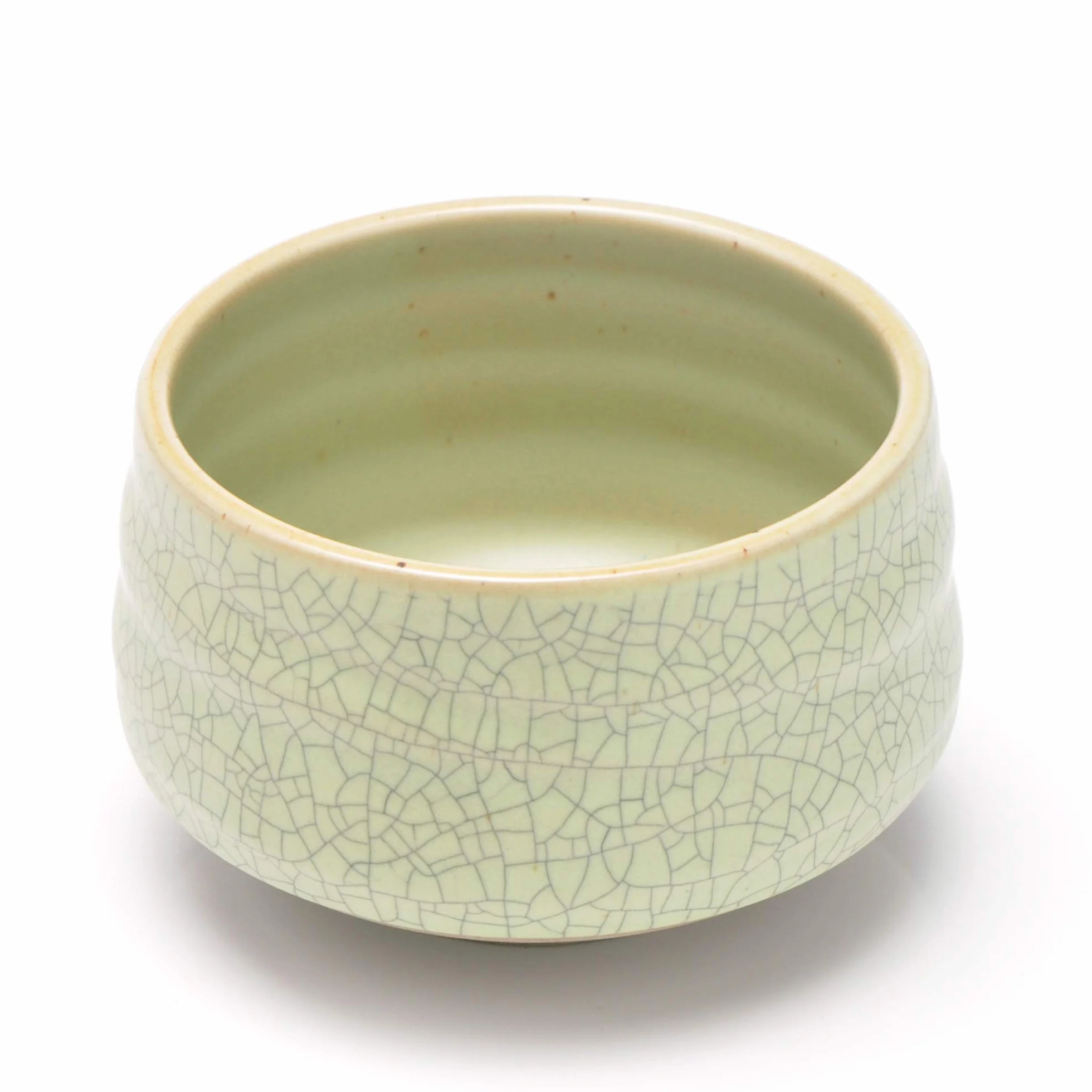TEANAGOO Chawan Miseczka do herbaty Matcha i podstawka do trzepaczki Matcha, uchwyt Chasen, MB-6, 510 ML, matowy jasnozielony z czarnym szwem, 2 szt./opak.