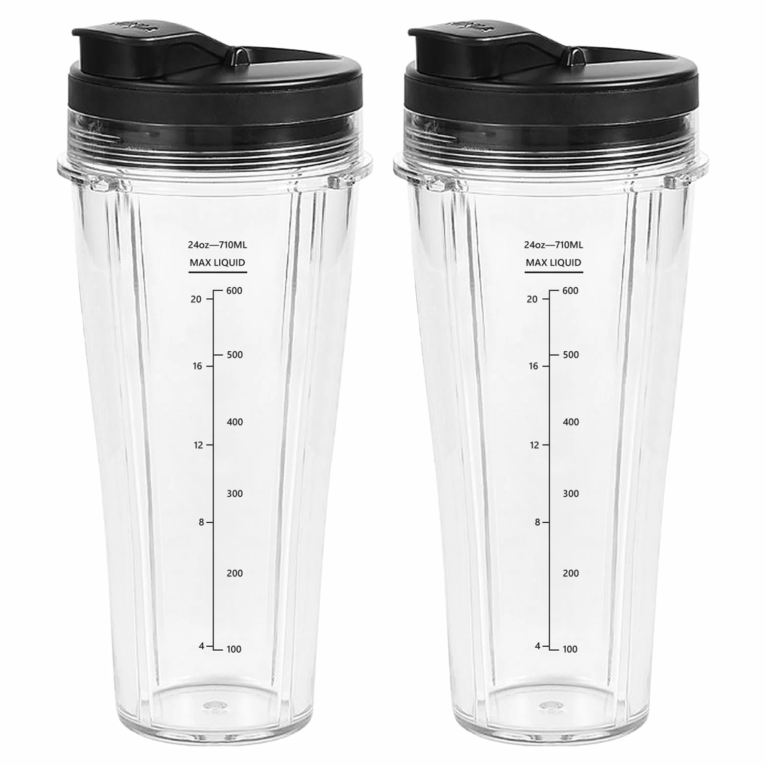 Wymienny kubek do blendera, 2 sztuki 710 ml Wymienny kubek do blendera Ninja ze zdejmowaną pokrywką, kubek do blendera Ninja Ninja, SS100, SS101, SS300