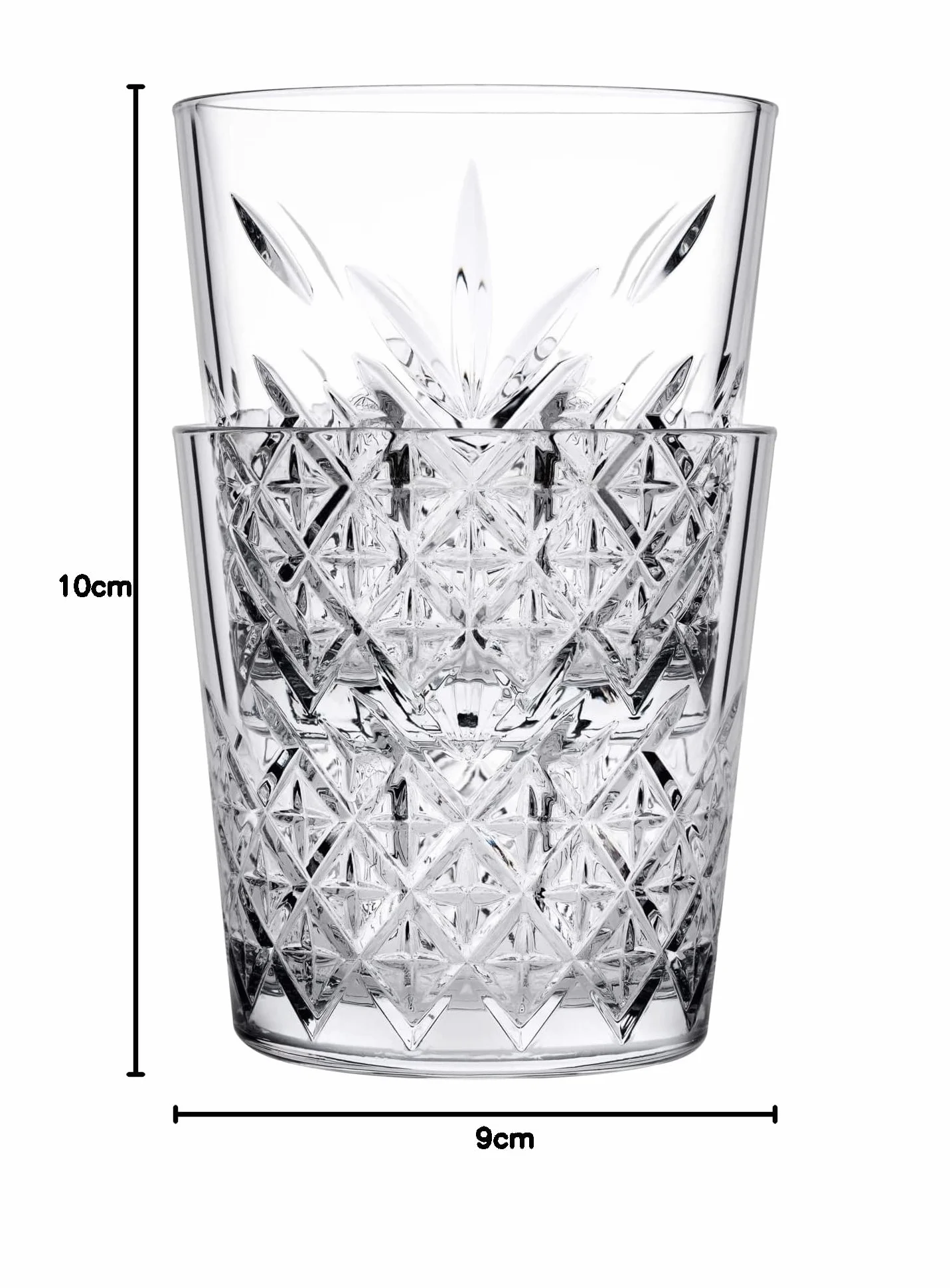 Pasabahce 6 x Timeless szklanki do wody stożkowe 34,5 cl