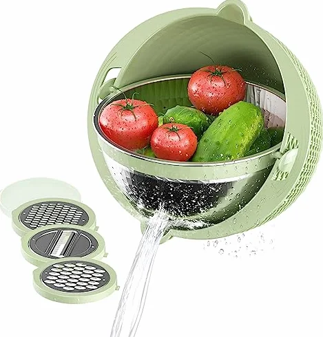 Zestaw durszlaków ze stali nierdzewnej – odporne na rdzę sitko kuchenne do gotowania i przygotowywania posiłków – nadaje się do mycia w zmywarce, idealne do makaronu, owoców i warzyw
