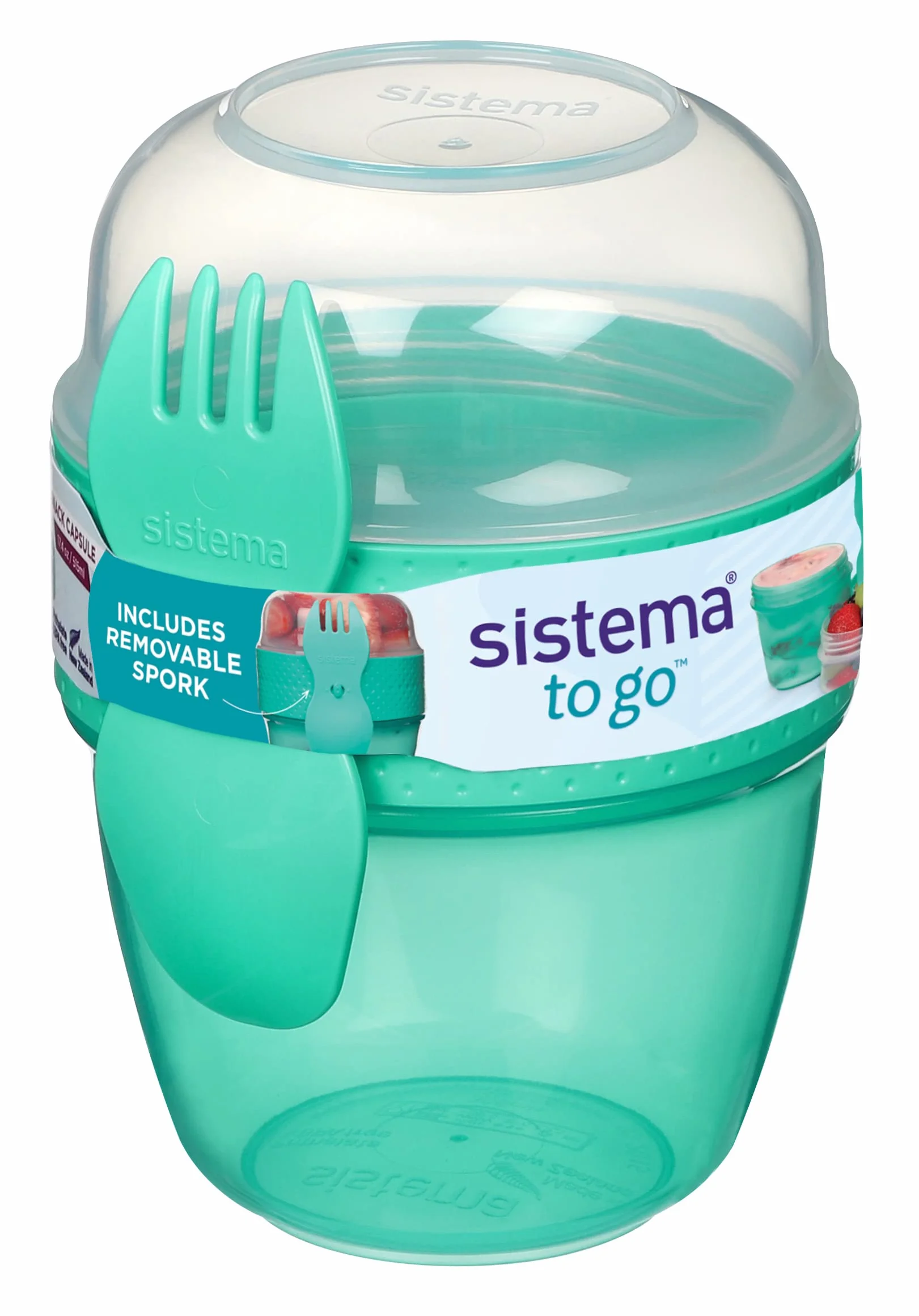 Sistema Snack Capsule To Go 21488 Pojemnik, Niebieski, 515 ml