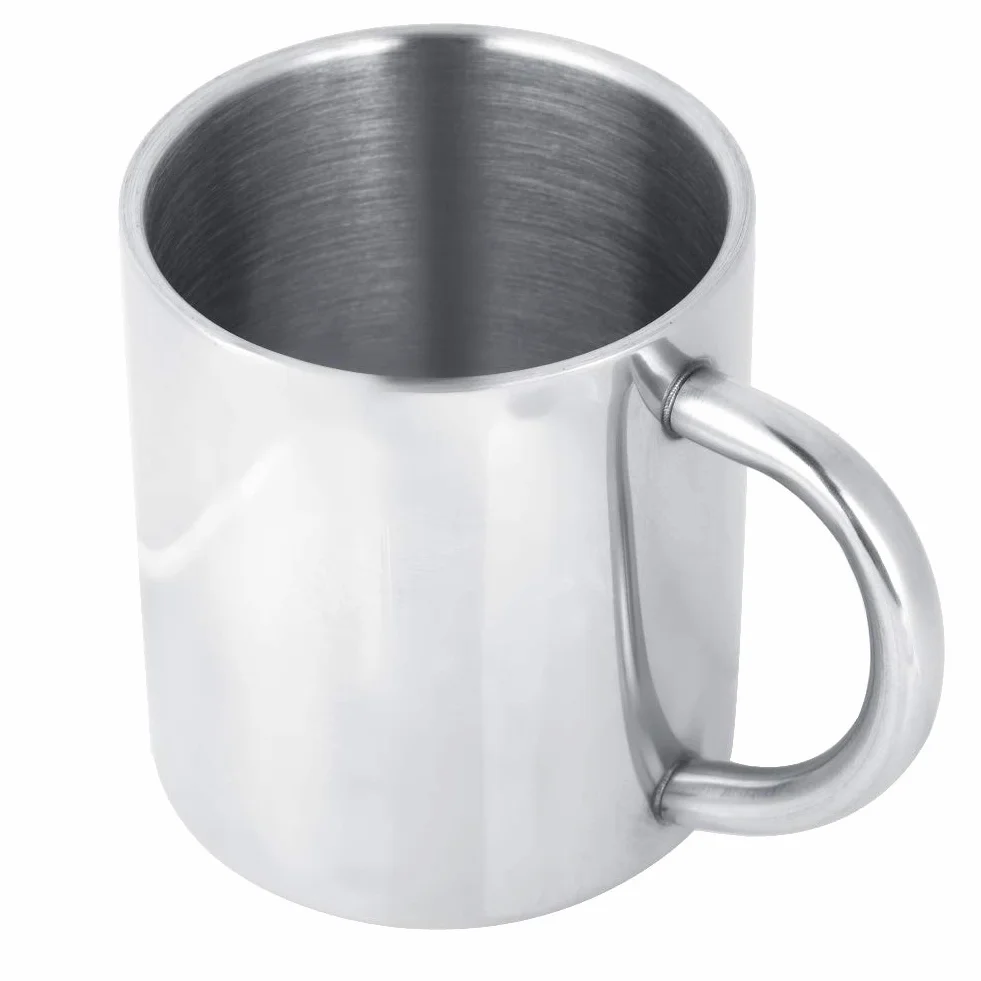 Kubek Do Kawy 215ml, Kubek Na Wodę, Szklanka, Kubek Do Kawy Ze Stali Nierdzewnej Zestaw Kubków Na Wodę Z Uchwytem Na Półkę Do Jadalni Bar Home