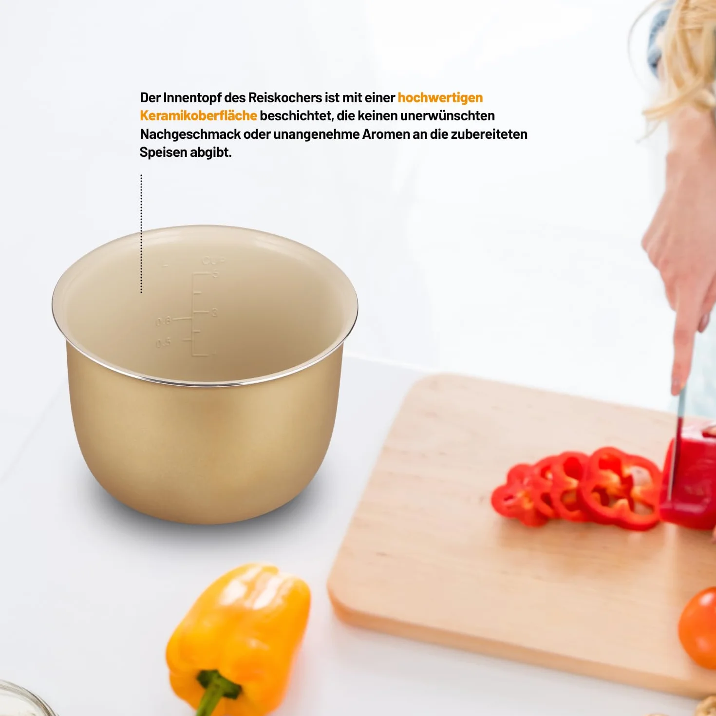 Lauben Wielofunkcyjny ryż Cooker 1500BW, wielofunkcyjny przyrząd do gotowania ryżu, 350 W, 1,5 l, cyfrowy wyświetlacz, 9 programów, powłoka nieprzywierająca, ochrona temperatury, opóźnienie