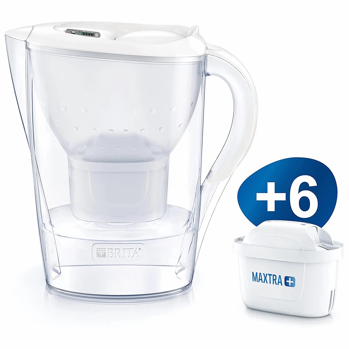 Brita Maxtra+ Filtr Do Wody, Biały, 6 Sztuk