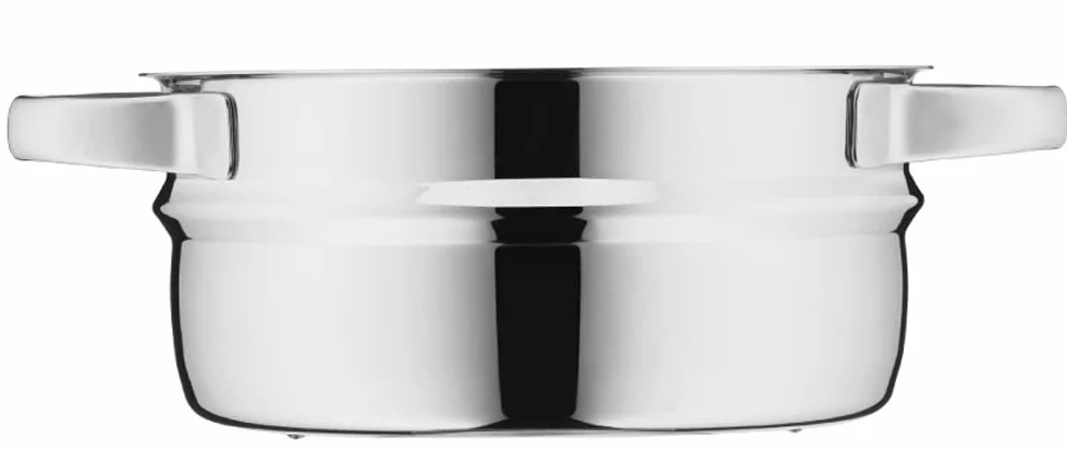 WMF Compact Cuisine parowar do warzyw/ziemniaków 20 cm, wkład parowy do garnków, wkładka na parze ze stali szlachetnej Cromargan, nadaje się do mycia w zmywarce