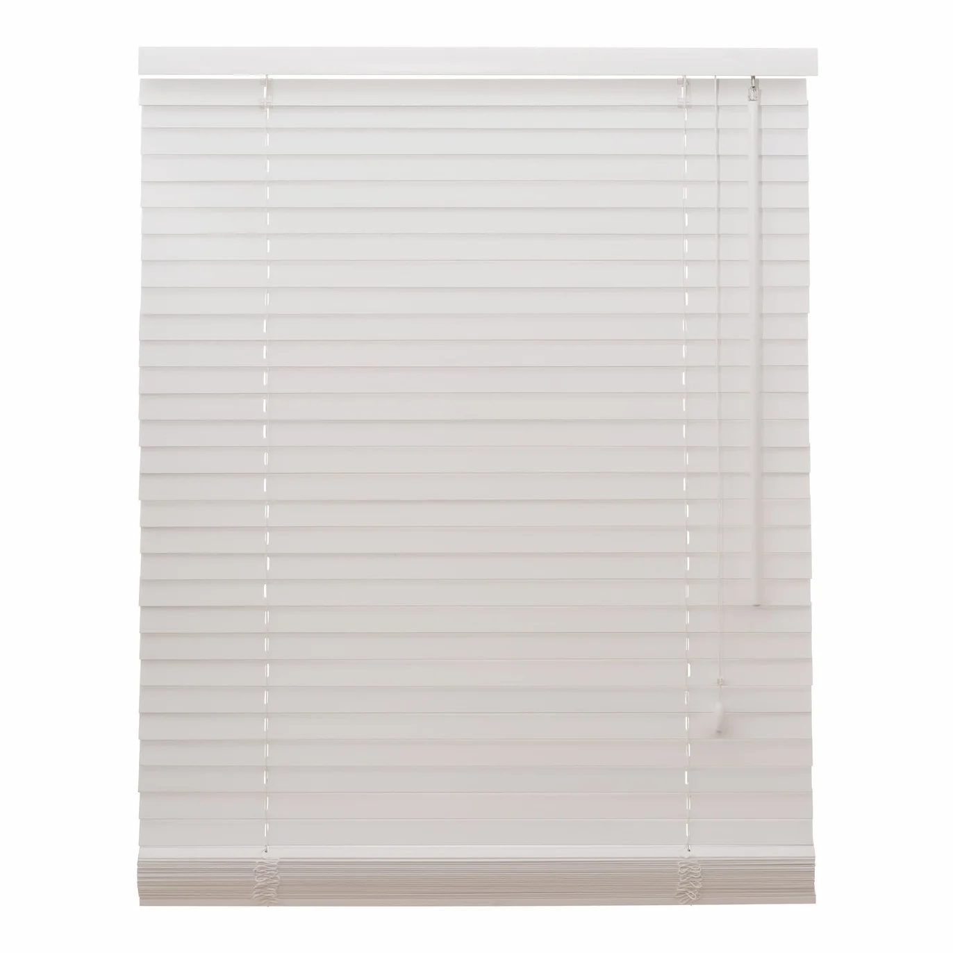 Ventanara® Żaluzja drewniana, 35 mm, z prawdziwego drewna (40 x 130 cm, biała)