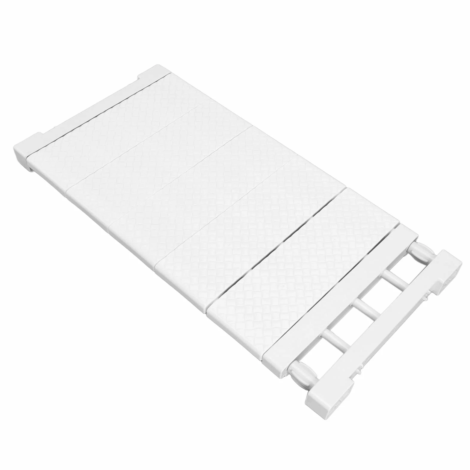 Półka Napinająca Deosdum, Rozkładana Regulowana Przegroda do Szafy 24cm Szerokość Organizer do Szafy Regał Magazynowy Separator(50‑80cm / 19.7‑31.5in Length)