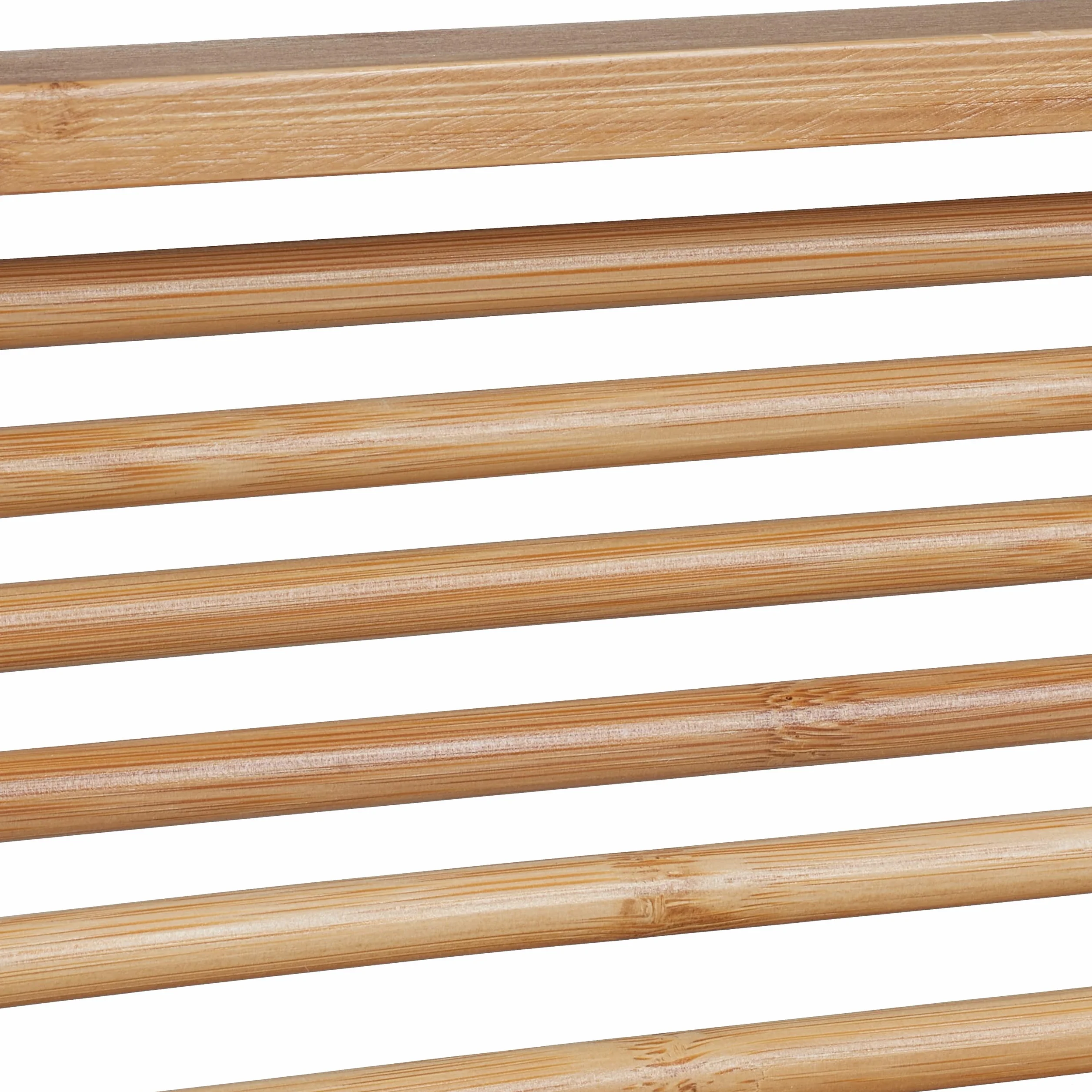 Relaxdays Bambusowa półka na wannę 69 cm rozkładane nóżki naturalna