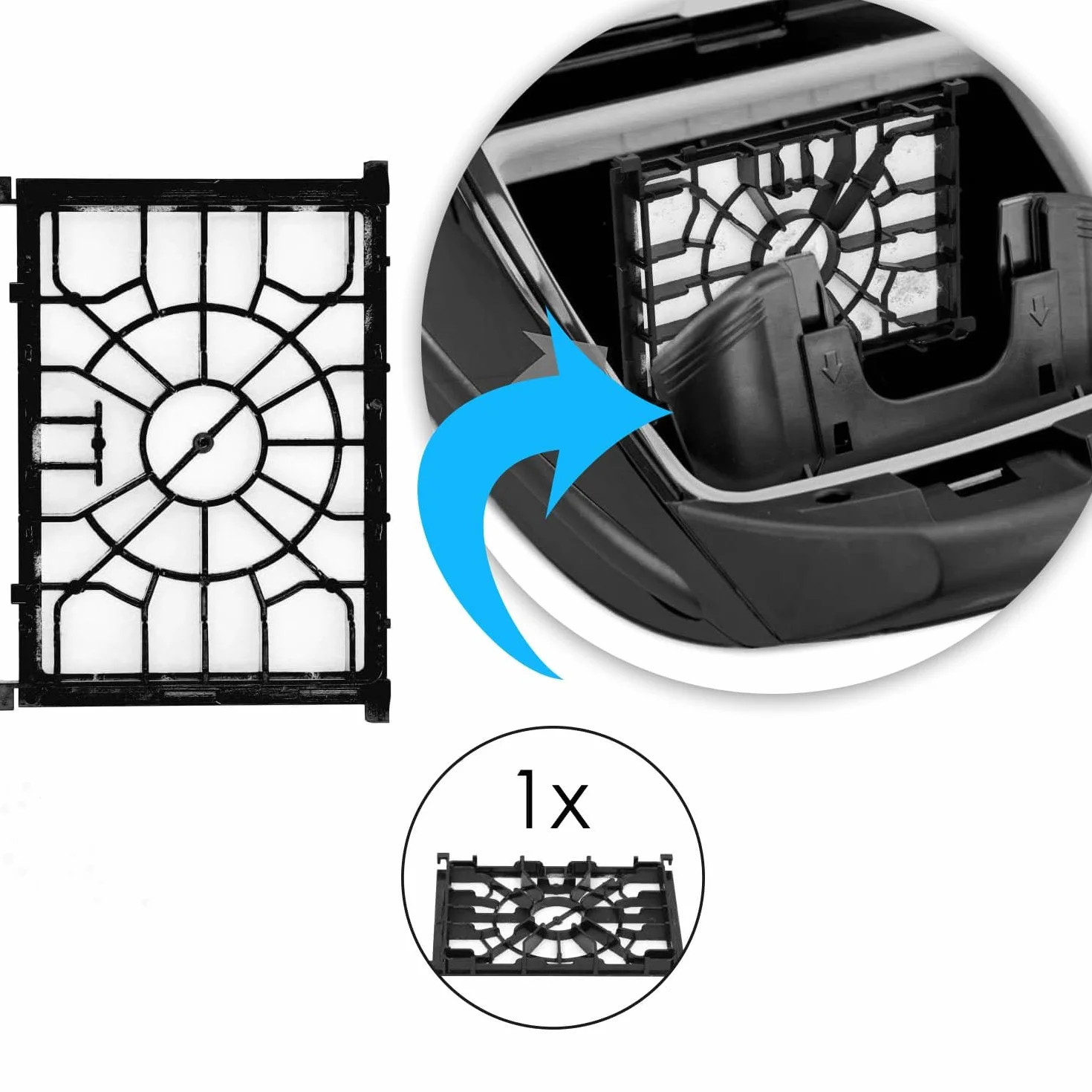 Filtr HEPA i filtr silnika do odkurzacza Siemens Q5.0 VSQ5X1230 Extreme seria SilencePower, alternatywa dla filtrów higienicznych VZ154HFB akcesoria do odkurzacza