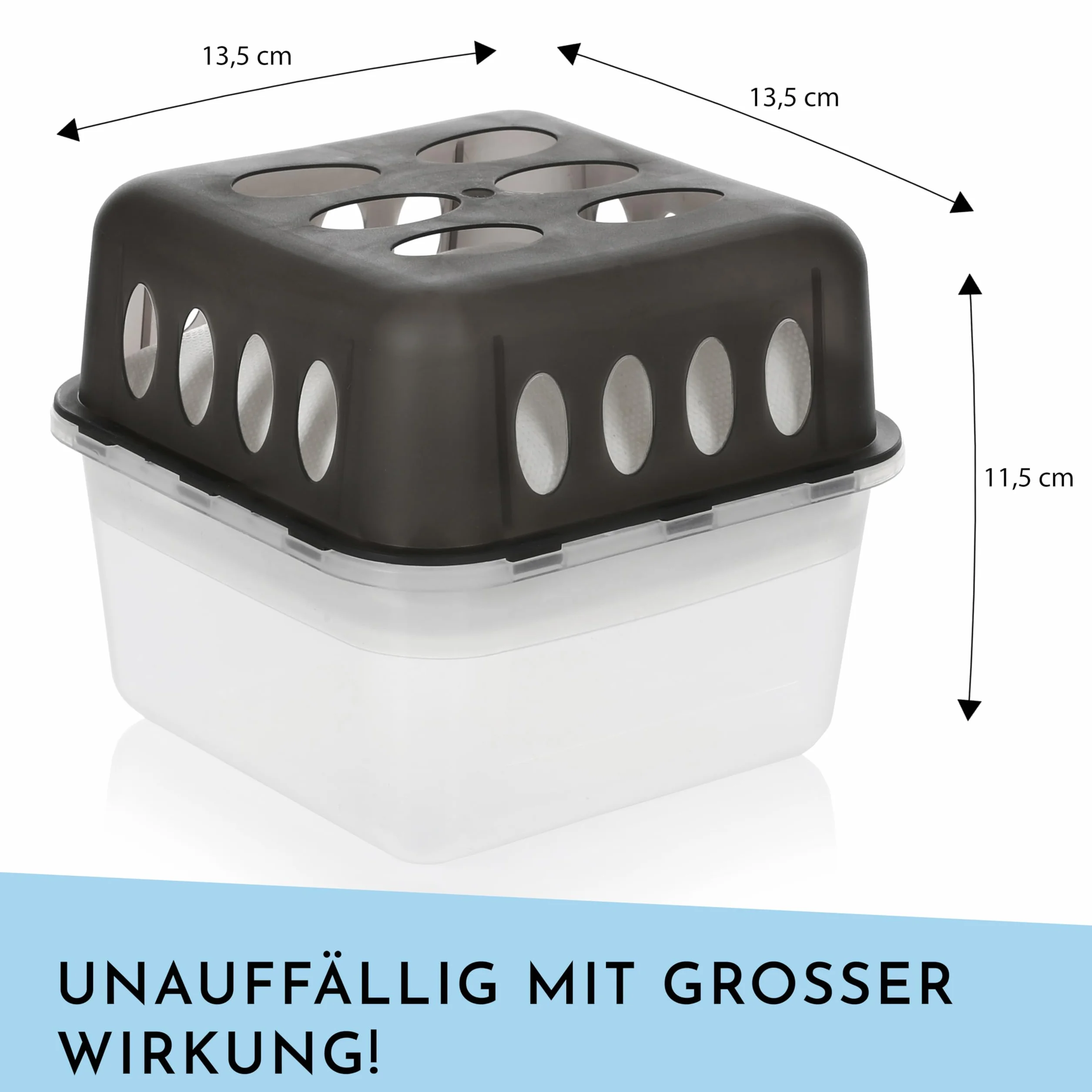 Osuszacz powietrza z granulatem 400 g x 8, zestaw 4 sztuk, do 40 m²