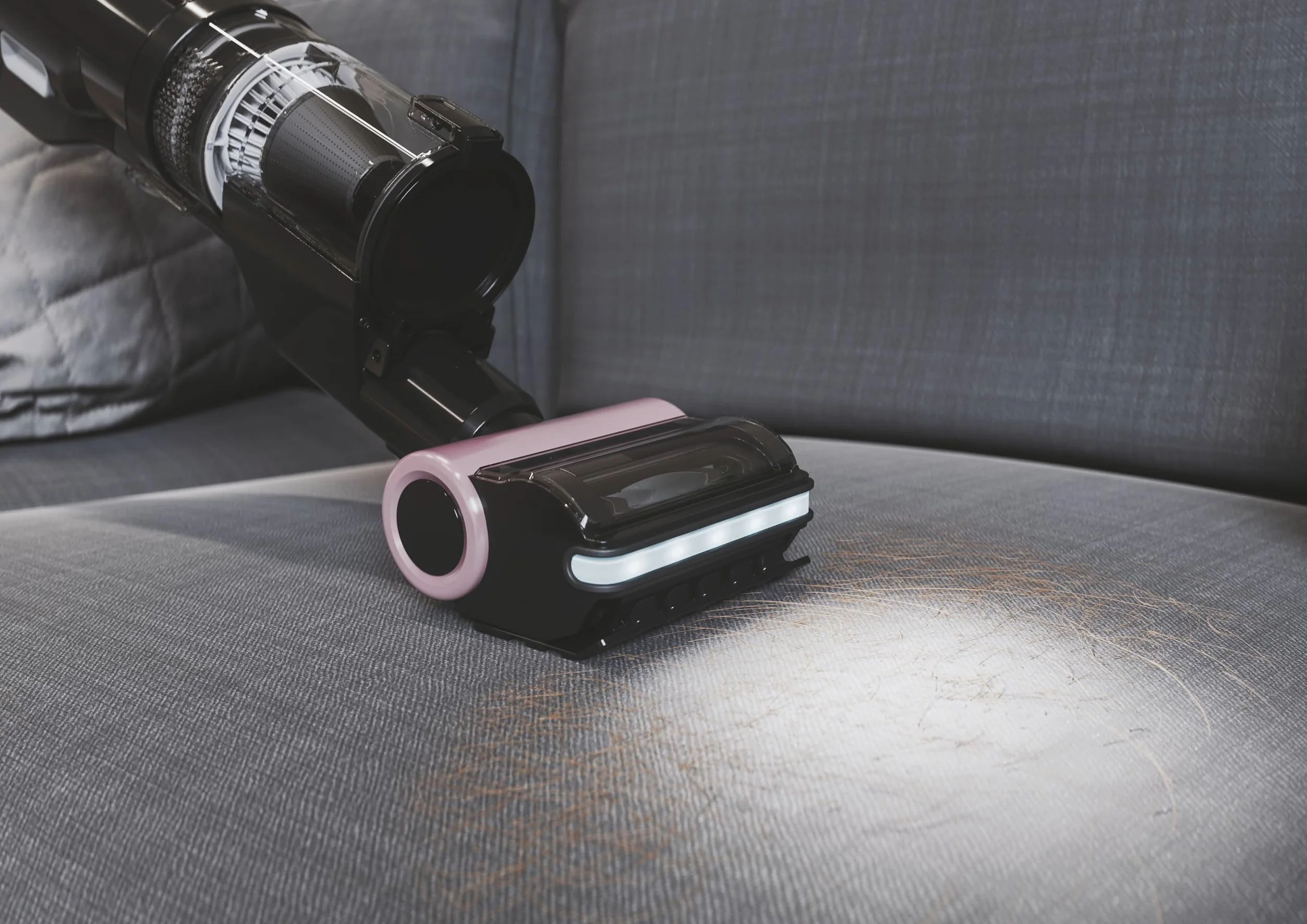 HOOVER HFX odkurzacz akumulatorowy bezprzewodowy z dyszą do sierści zwierzęcej LED CORNER GENIE™ ANTI-TWIST