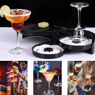 3-poziomowy szklany pokoj, narzędzia barmanskie, obrotowy batonik czekoladowy, do margaritów i koktajli, szklanki do soku z limonek, trwałe