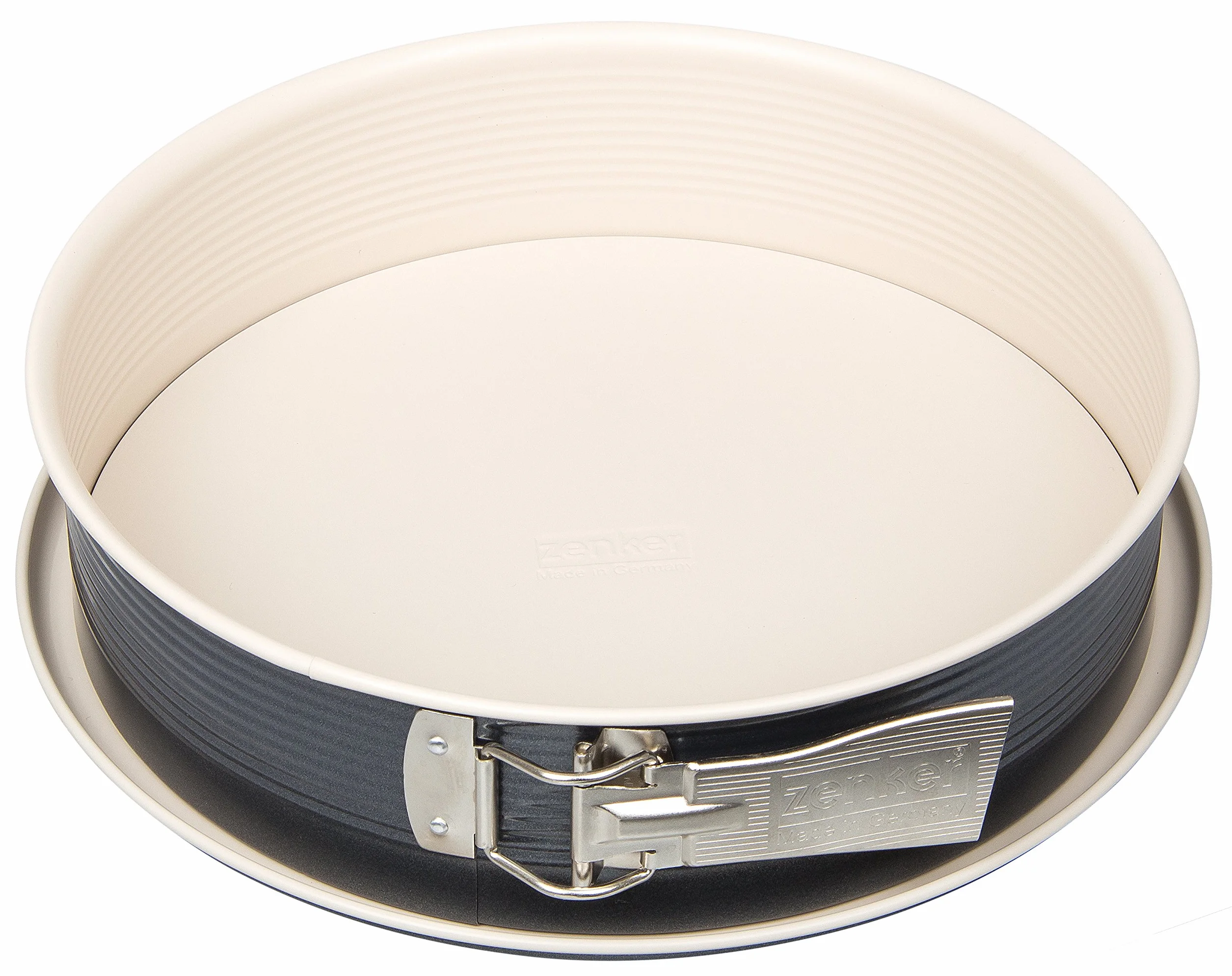 Zenker tortownica Crème Noir 28 cm stal nierdzewna antracytowa kremowa