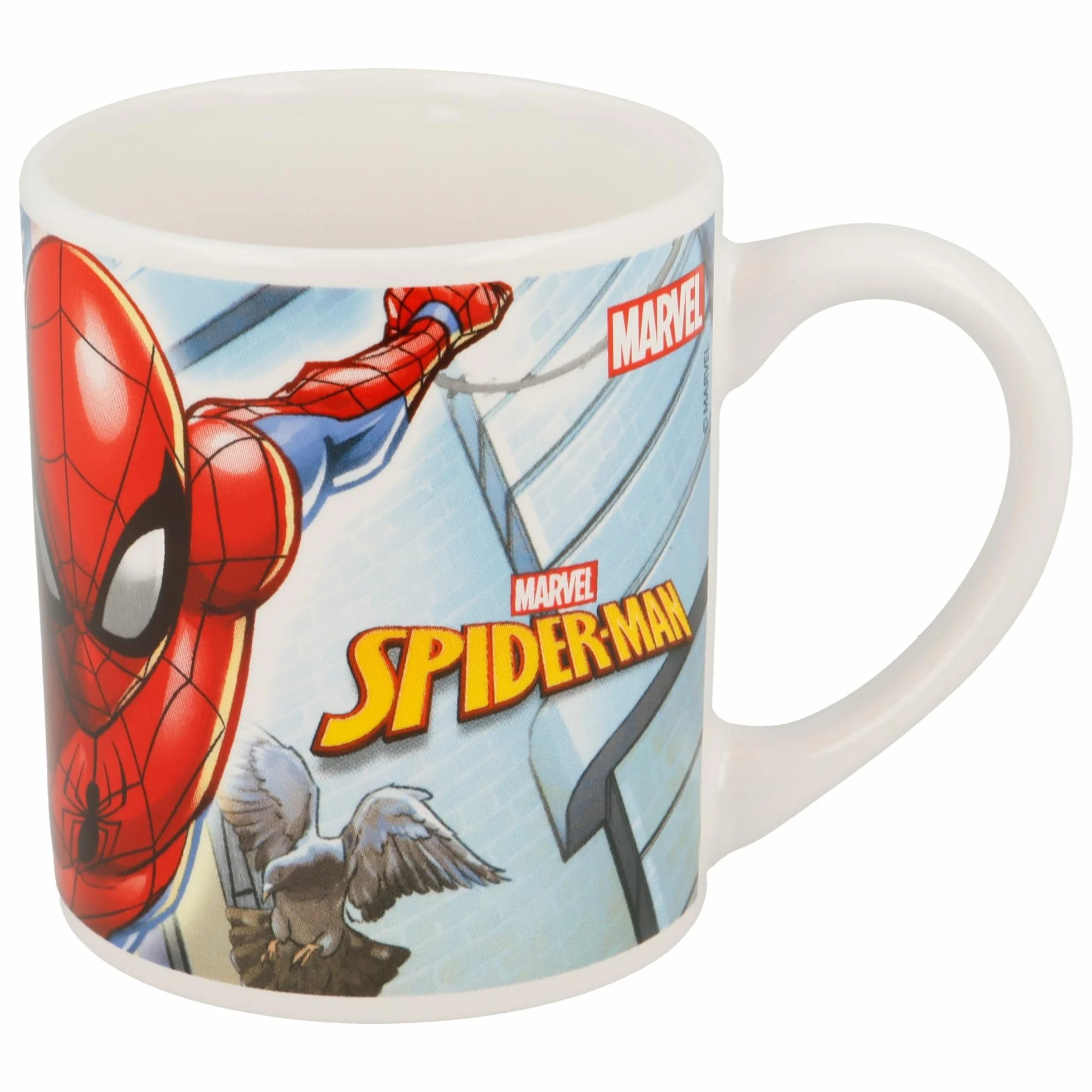 Zestaw do naczyń Stor z melaminy w otwartych opakowaniach prezentowych, 3-częściowy, miska, talerz, taza, Spiderman Streets