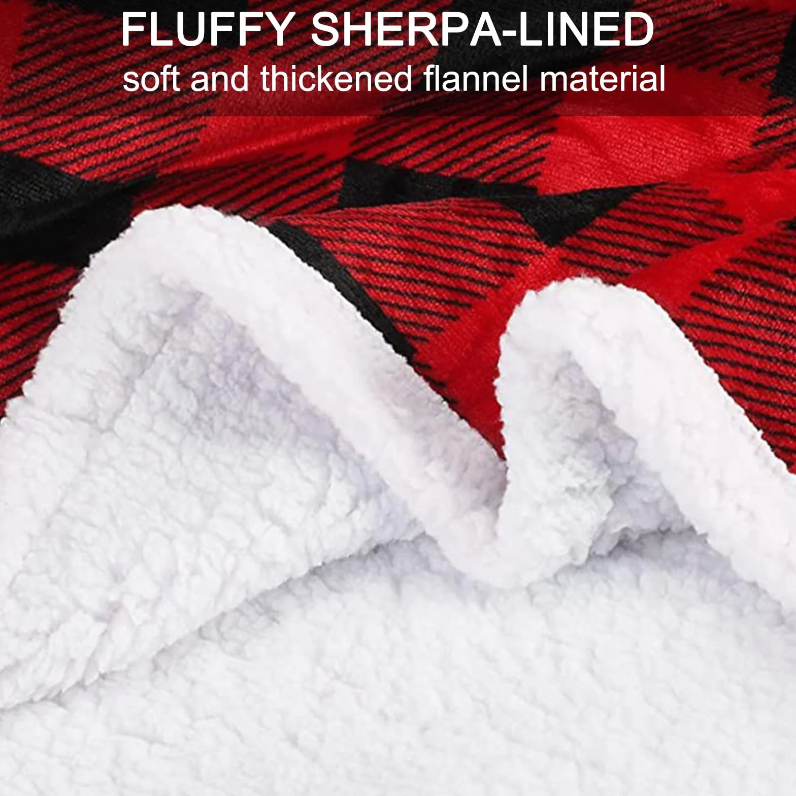 Koc oversize z kapturem Sherpa ciepły miękki bluza z kieszeniami unisex