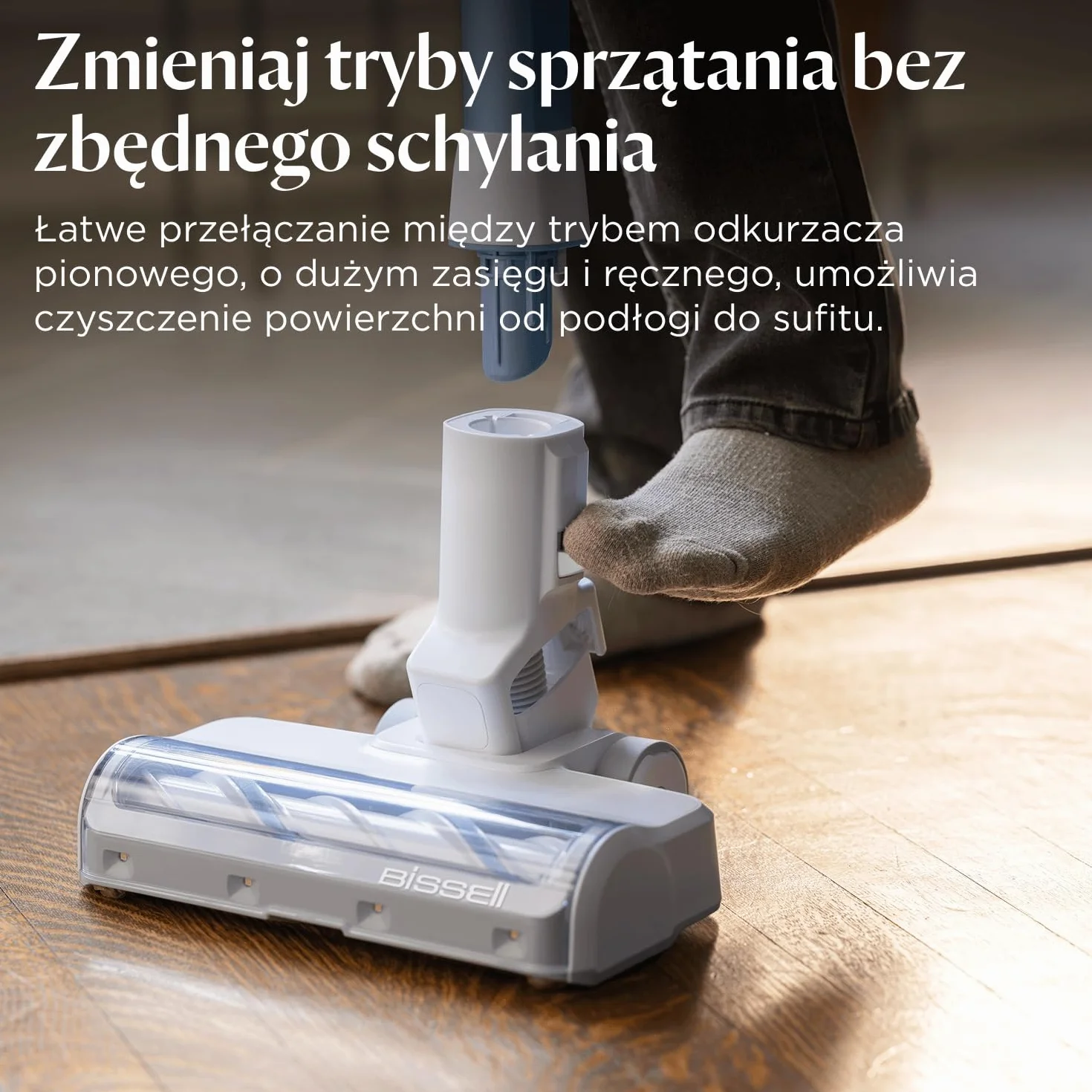 BISSELL PowerClean odkurzacz pionowy 3 w 1 200W HEPA 2000mAh 40min 4261N
