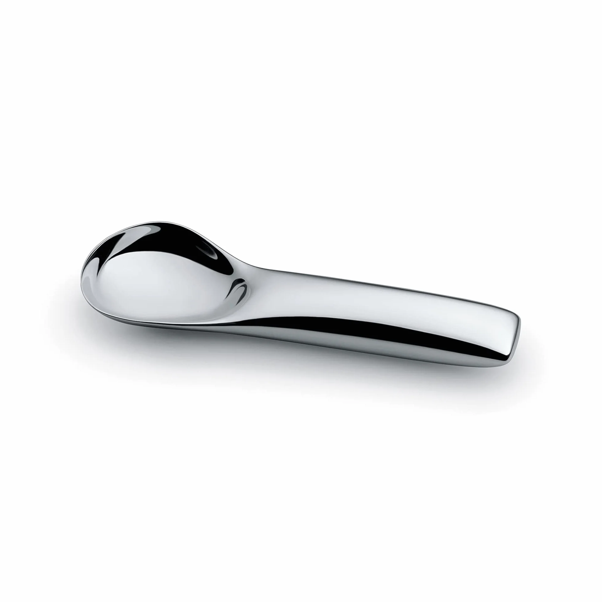 Alessi Koki VS05 Design łyżka do lodów, stal nierdzewna 18/10, srebrna, 17,60 x 5,60 x 3 cm