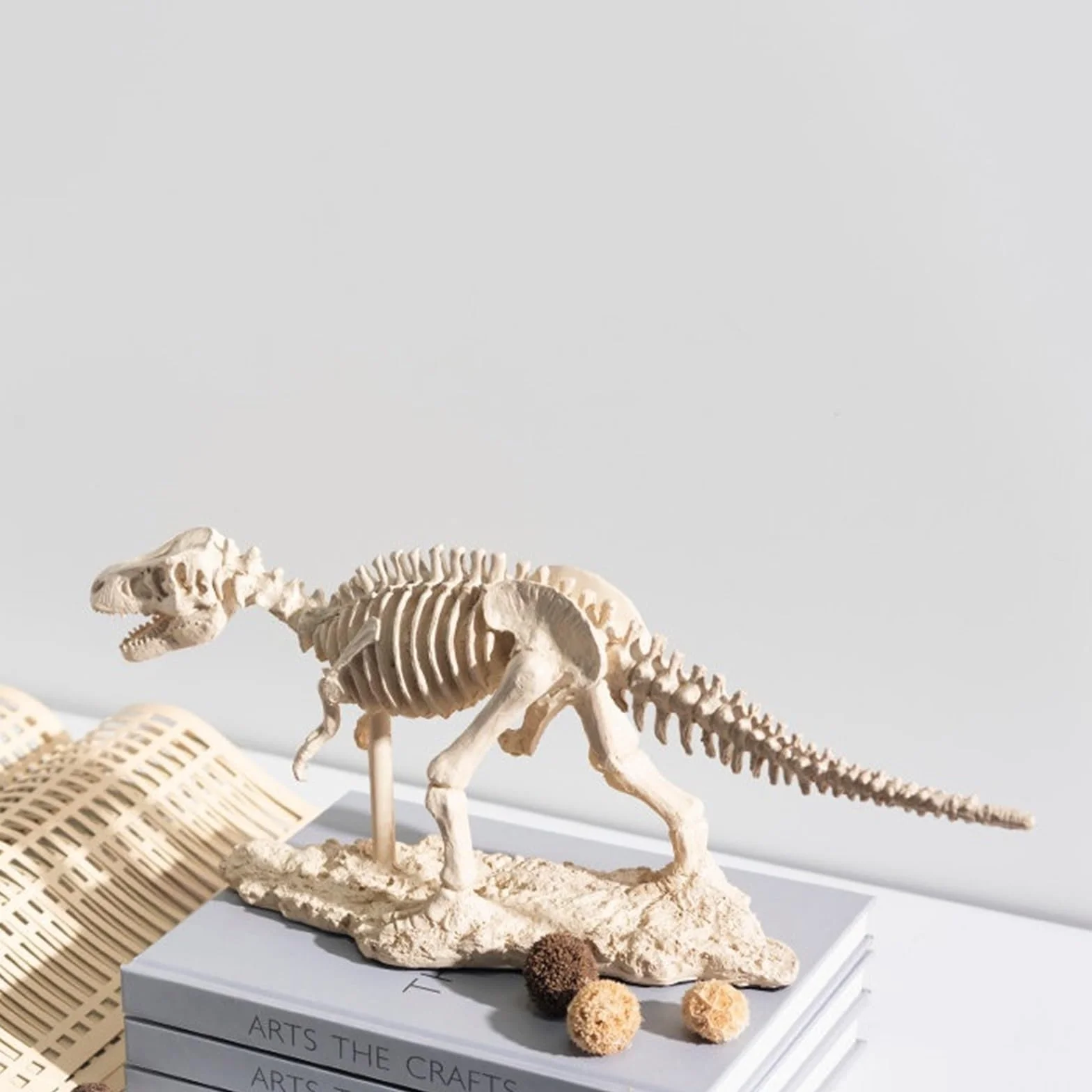 Rzeźby Realistyczna rzeźba szkieletu Tyrannosaurus Rex żywica dinozaur skamielina wystrój edukacyjna figurka kolekcjonerska Ornament