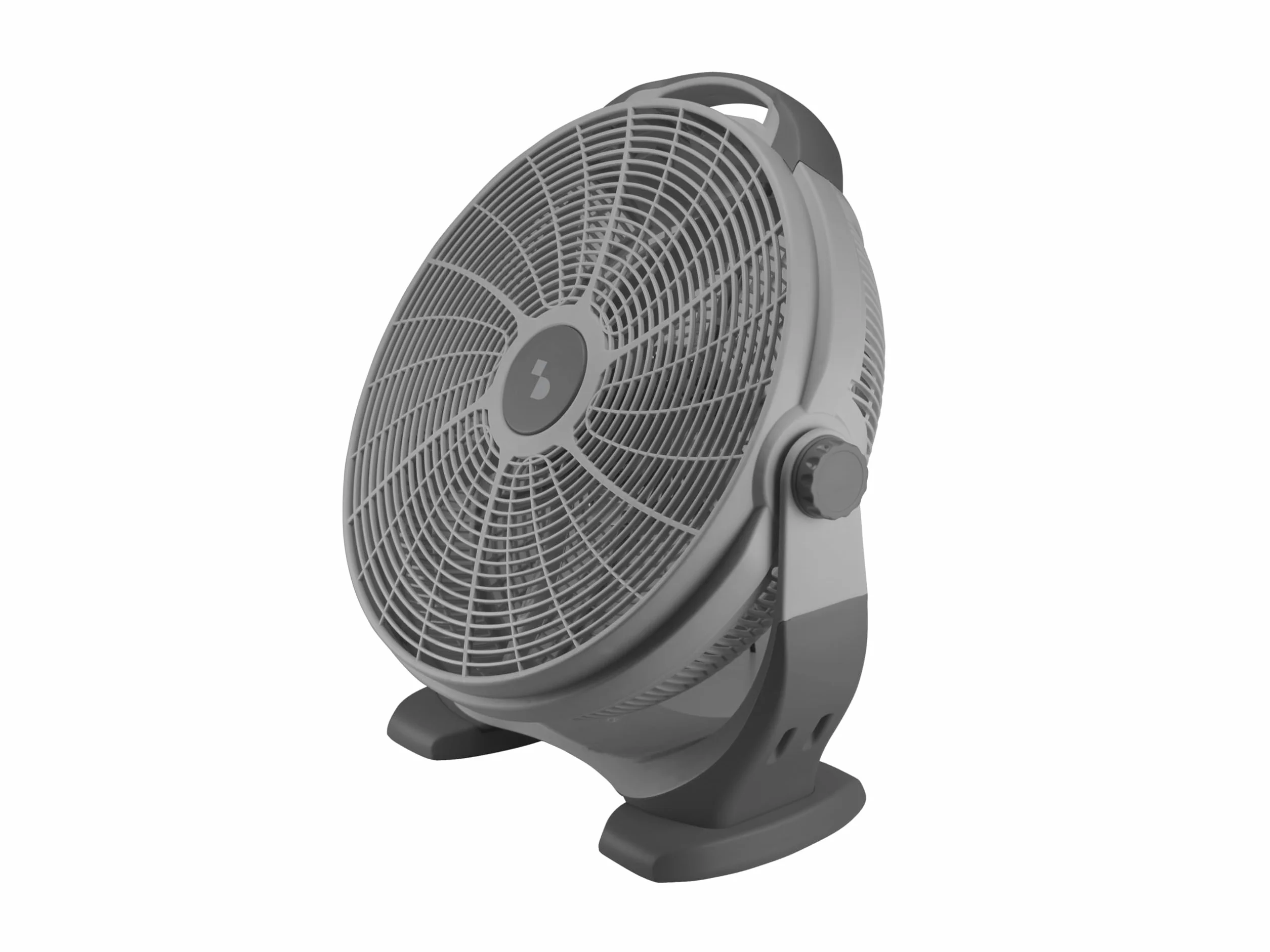 BEPER P206VEN560 wentylator podłogowy, moc 100 W, wentylator podłogowy z 5 dużymi ostrzami, 3 prędkości do wyboru, szary