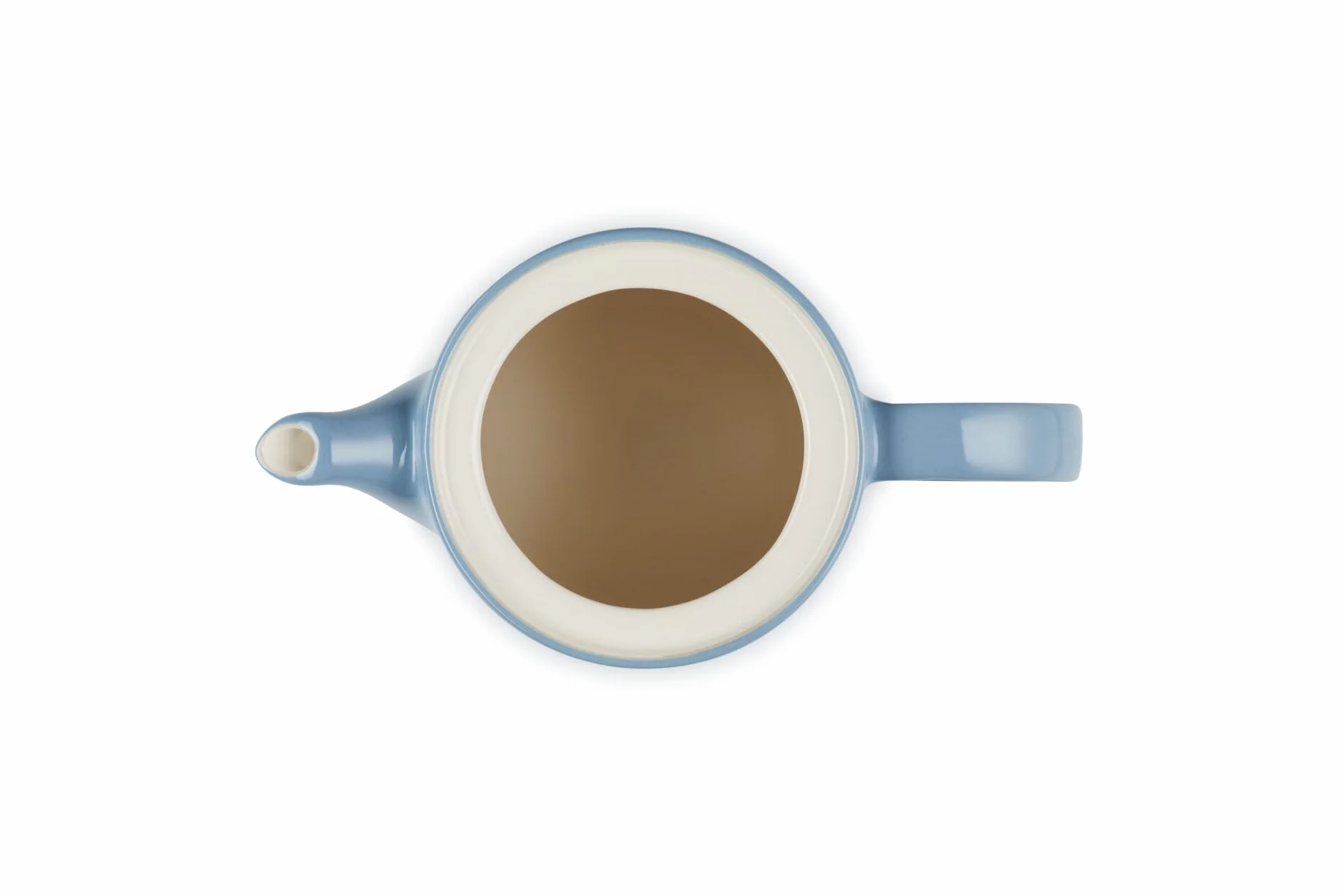 Le Creuset Duży emaliowany imbryk kamionkowy do herbaty, 1,3 litra, na 4 filiżanki, Chambray, 70703134340000