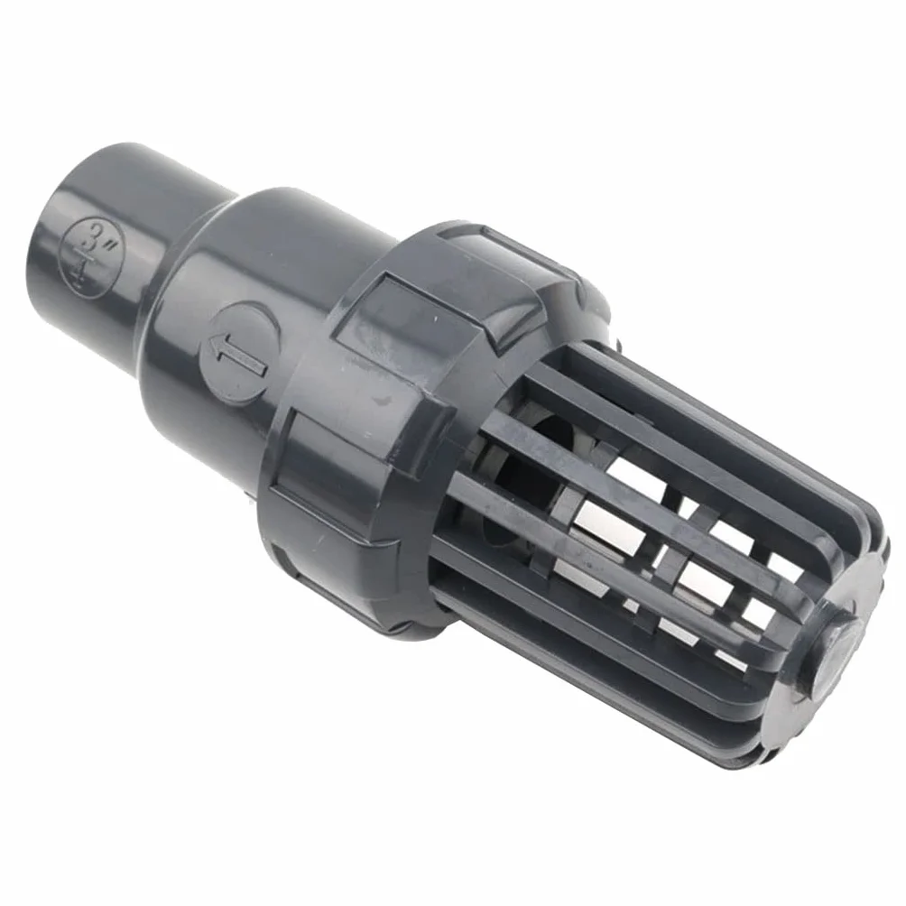 Filtr pompy wodnej， 1 szt. 20 25 32 40 50mm dolny zawór pompa filtr wody, pcv sprawdź akwarium Adapter zbiornika łączniki rurowe(20mm)