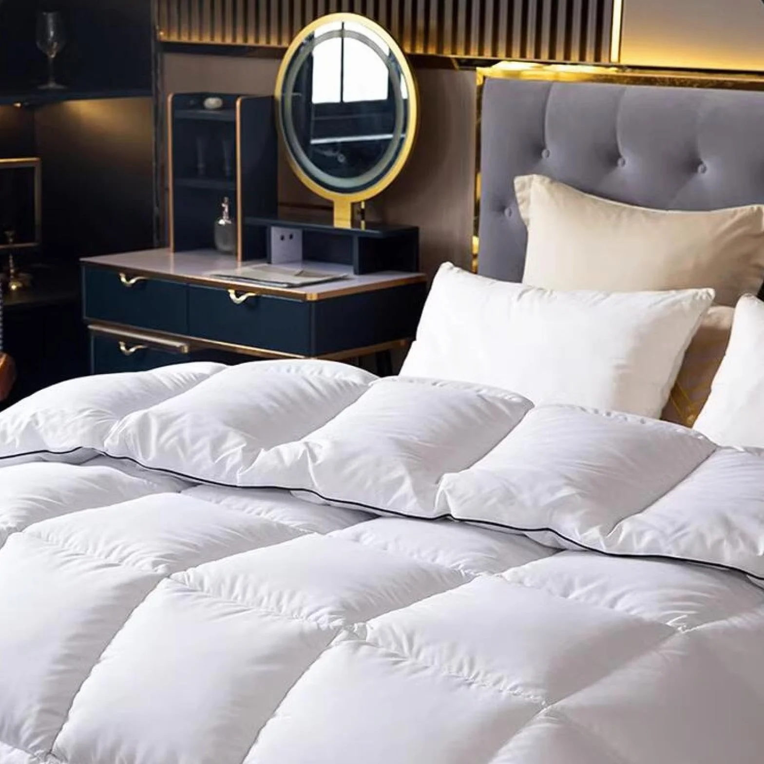 Kołdry King Size, 10,5 tog przez cały rok kołdra kombinowana 3 w 1, nowa kołdra puchowa queen king size poszewka na kołdrę wypełniacz głęboki sen gruba pikowana pościel