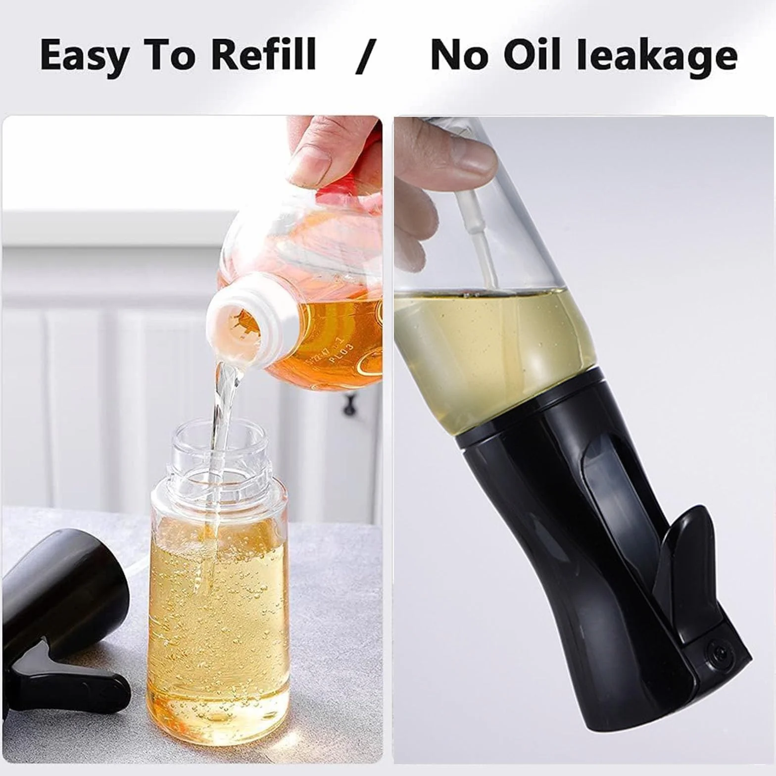 Opryskiwacz do oleju, Opryskiwacz oleju do frytkownicy powietrza, 220 ml, opryskiwacz do oleju ze szkła,spray do oleju kuchennego,do gotowania, do kuchni, do sałatki, grilla, pieczenia
