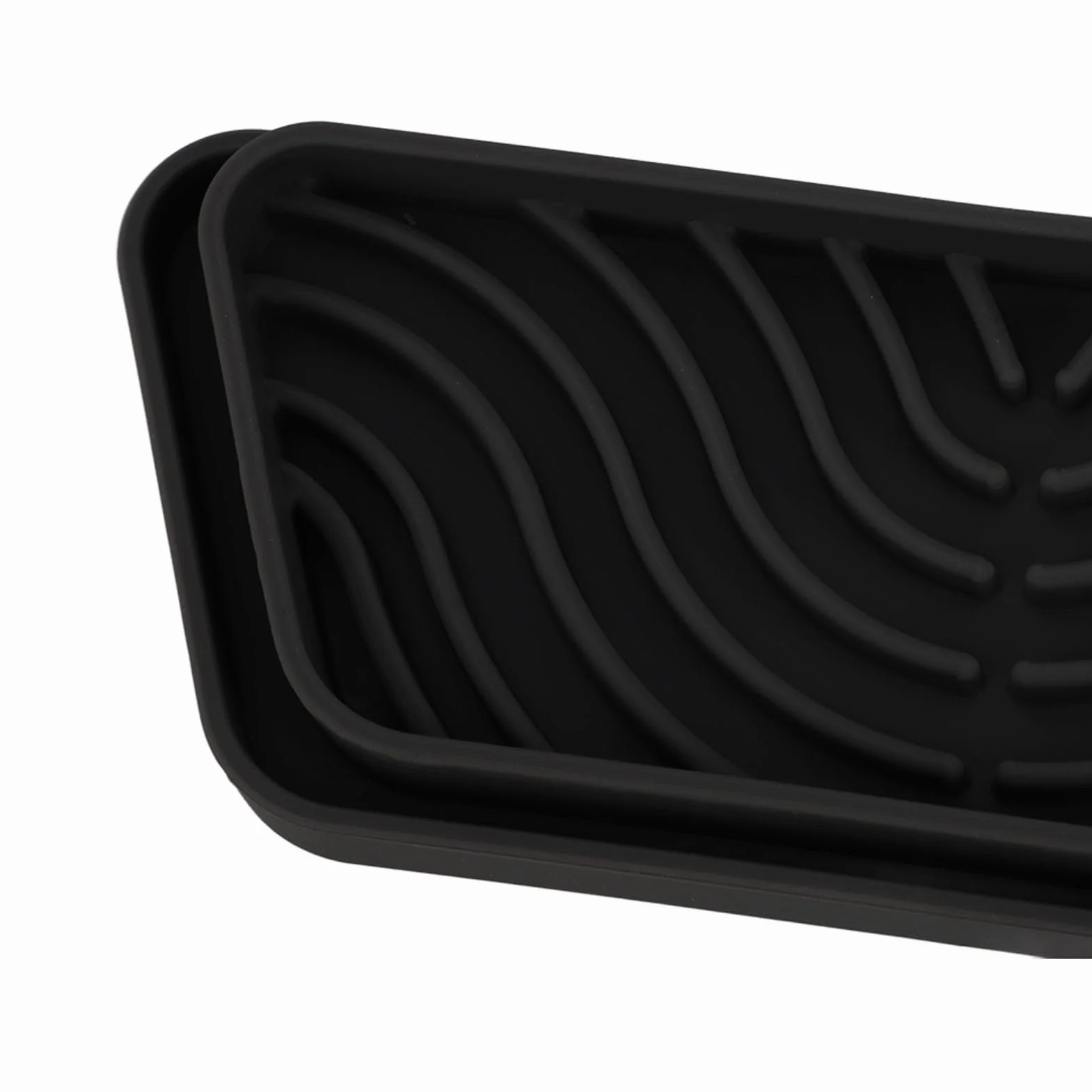 Zbieracz Tacki Ociekowej na wodę w Lodówce, 2 Sztuki Szczelny, łatwy do Czyszczenia, Nadający się do Wielokrotnego Użytku Silikonowy Pojemnik na tackę ociekową do Lodówki