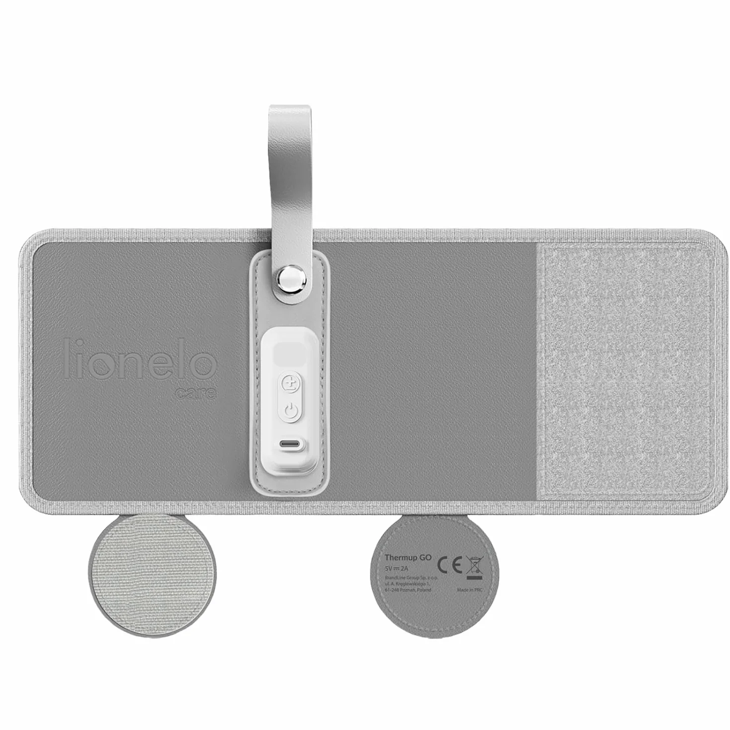 LIONELO Thermup Go Przenośny Ogrzewacz do Butelek do Utrzymywania Temperatury, Utrzymuje Ciepło do 24 h, 5 Temperatur do Wyboru Ładowanie USB, Czas ogrzewania do 45 min, BPA Free