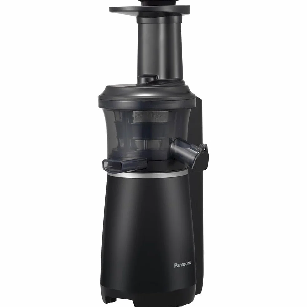 Panasonic MJ-L501 wyciskarka wolnoobrotowa (śruba ze stali nierdzewnej, nakładka do produktów mrożonych, zachowuje wartości odżywcze), czarna