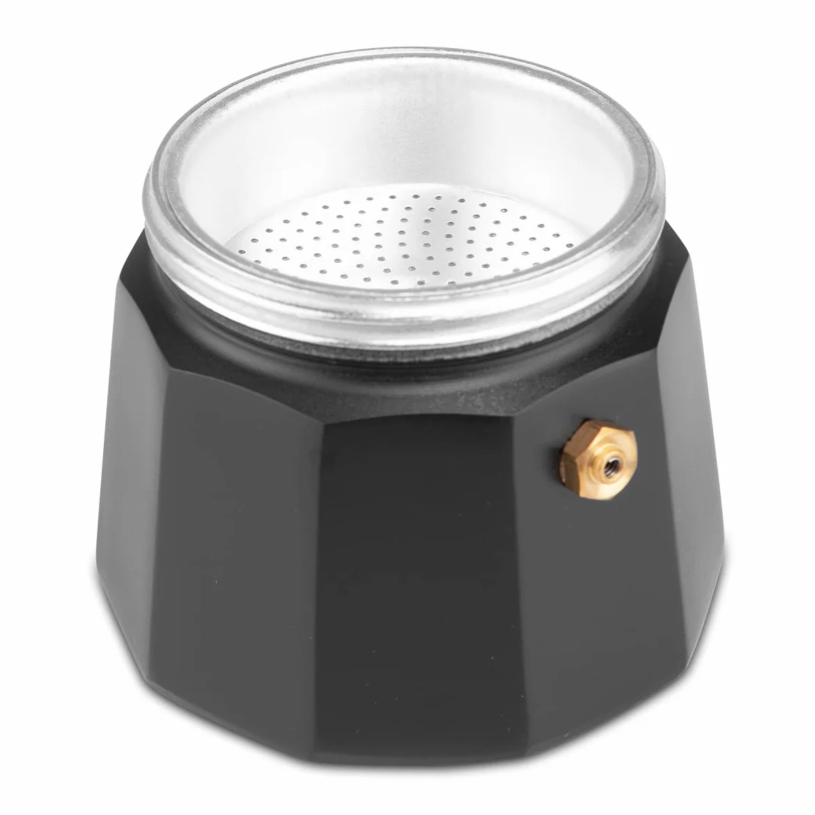 Orbegozo KFN 310 - Włoski zaparzacz do kawy z aluminium, pojemność: 3 kubki, ergonomiczny uchwyt, zawór bezpieczeństwa, zdejmowany filtr