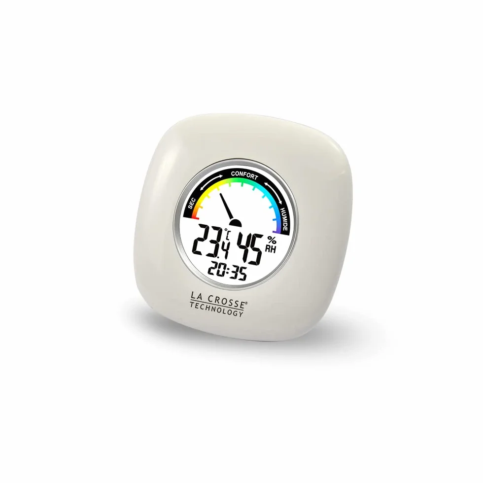 La Crosse Technology - WT139 Small Thermo/Hygro ze wskaźnikiem komfortu - Biały