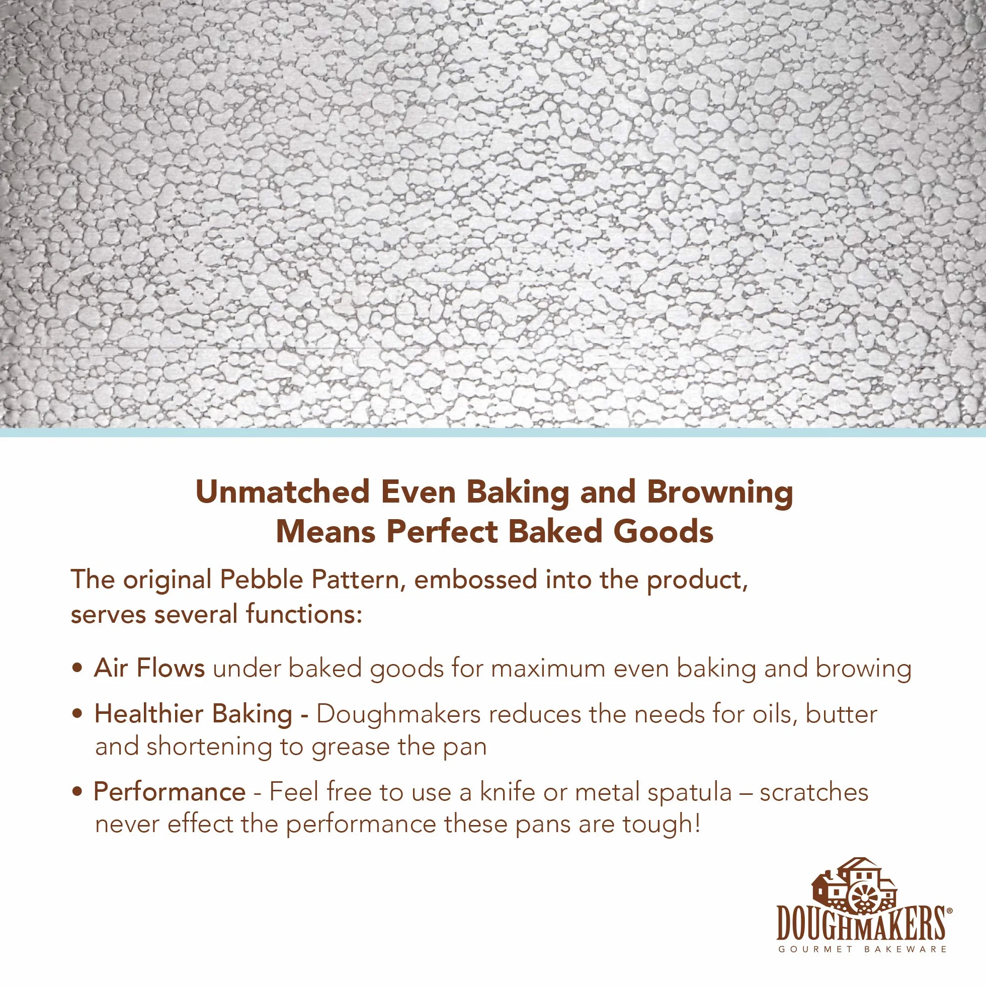 Doughmakers Loaf Pan Commercial Grade aluminium 8,5" x 4,5"