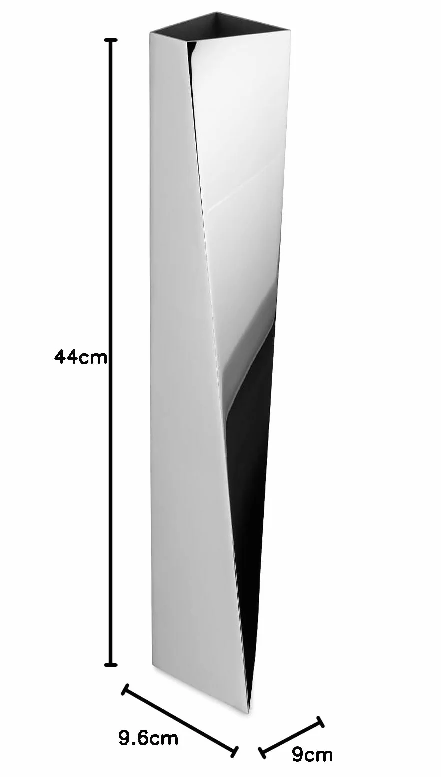 Alessi Wazon na Kwiaty, Stal Nierdzewna, Stal Szlachetna, 17.3 x 3.8 x 3.5 cm