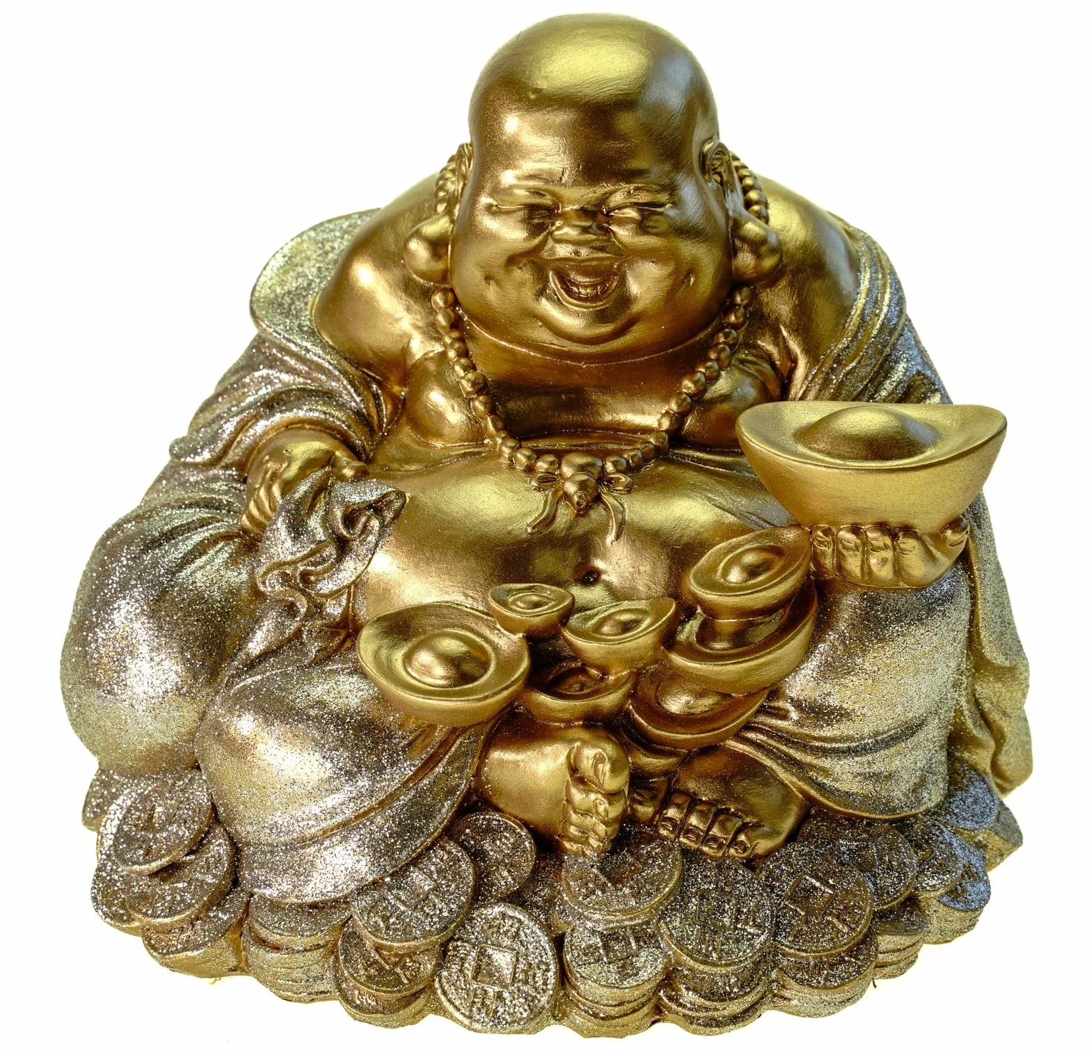 Kremers Schatzkiste skarbonka Buddy szczęścia 18 cm dekoracyjna figurka prezent